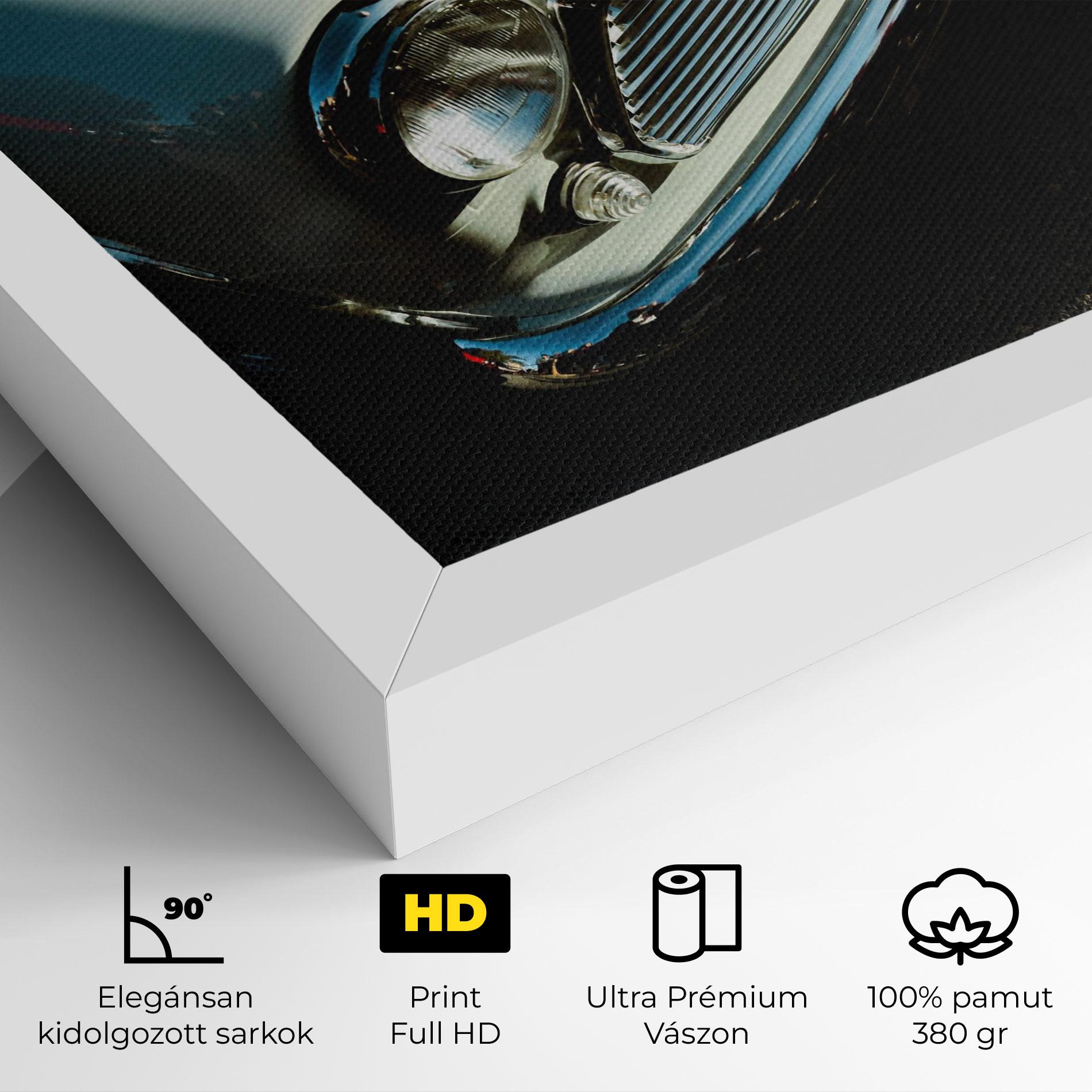 Vászonkép Light Blue Car mockup 4