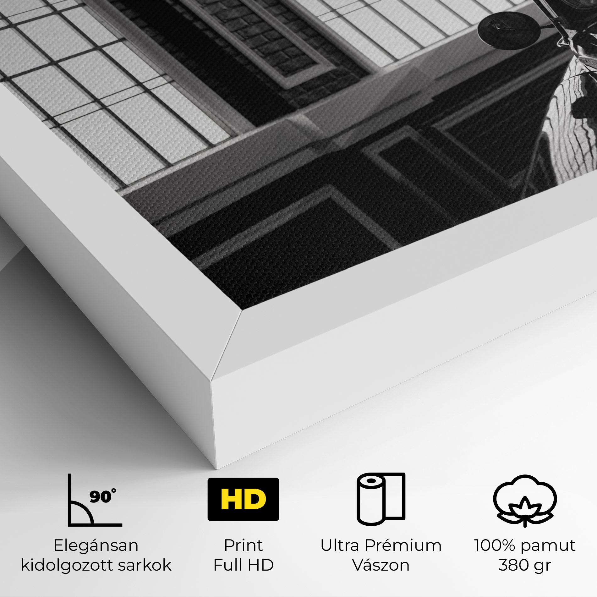 Vászonkép Window Old Car mockup 4