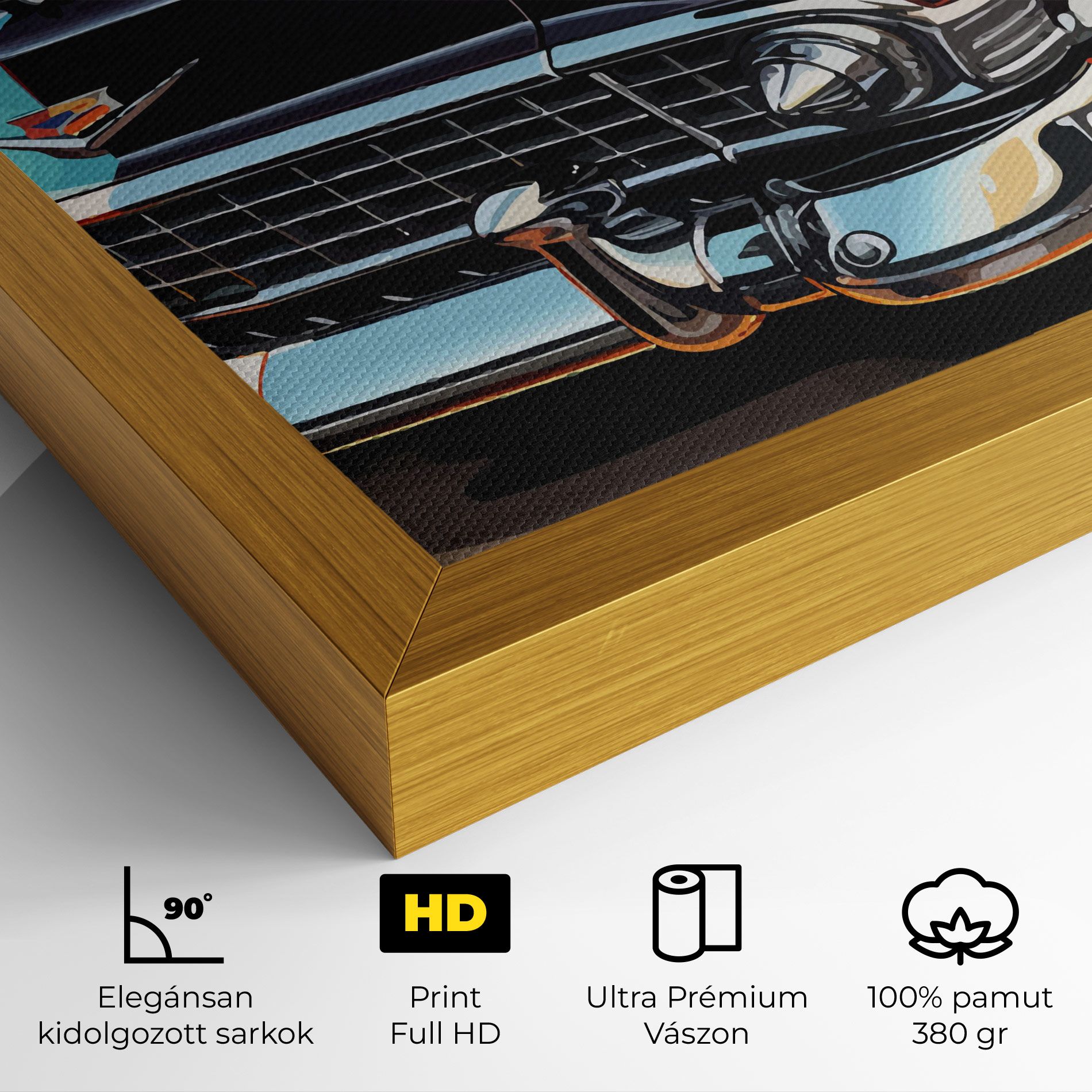 Cool Vintage Car mockup 4