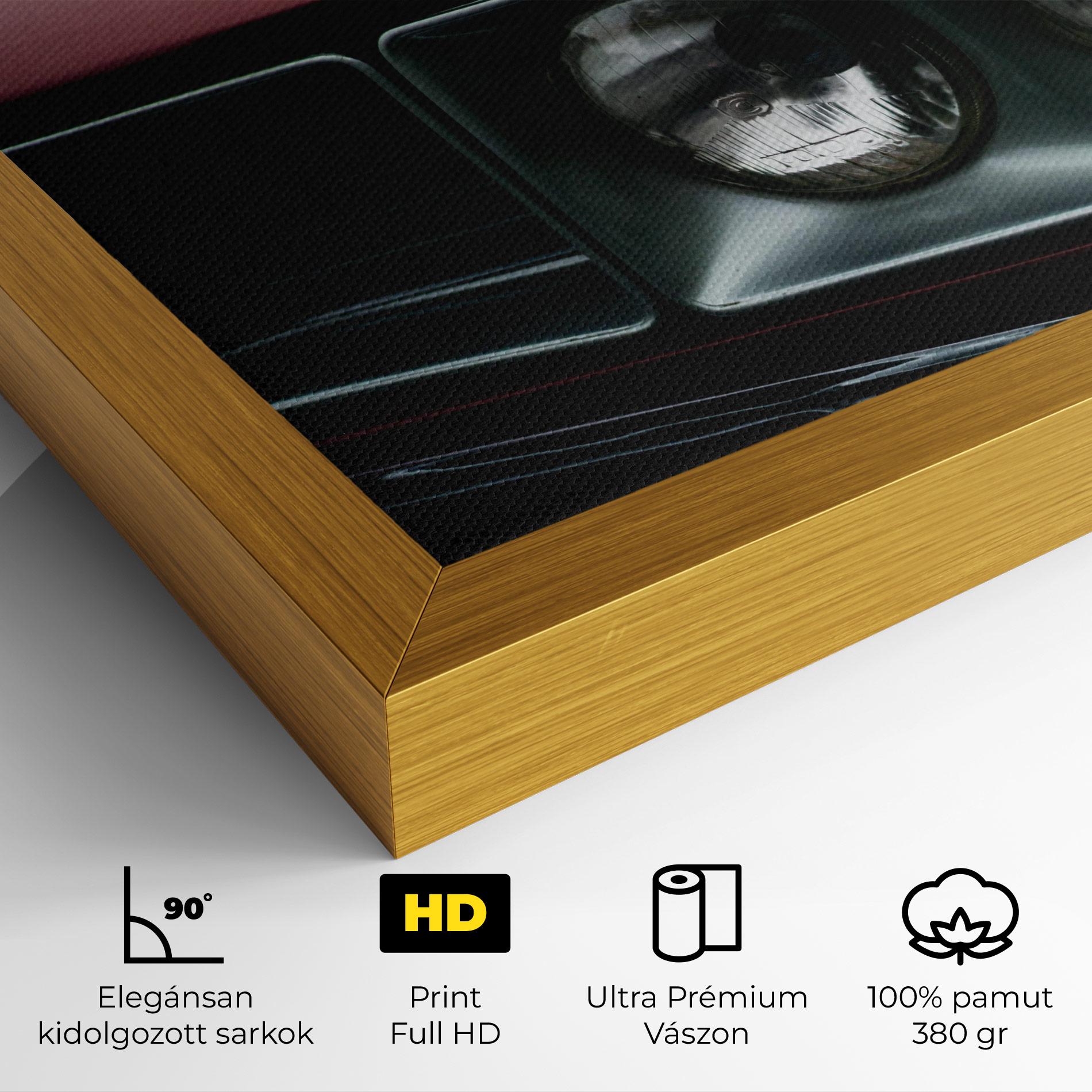 Vászonkép Dark Red Car mockup 4