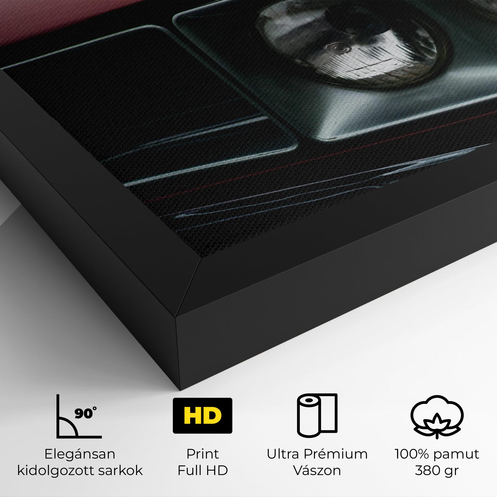 Vászonkép Dark Red Car mockup 4