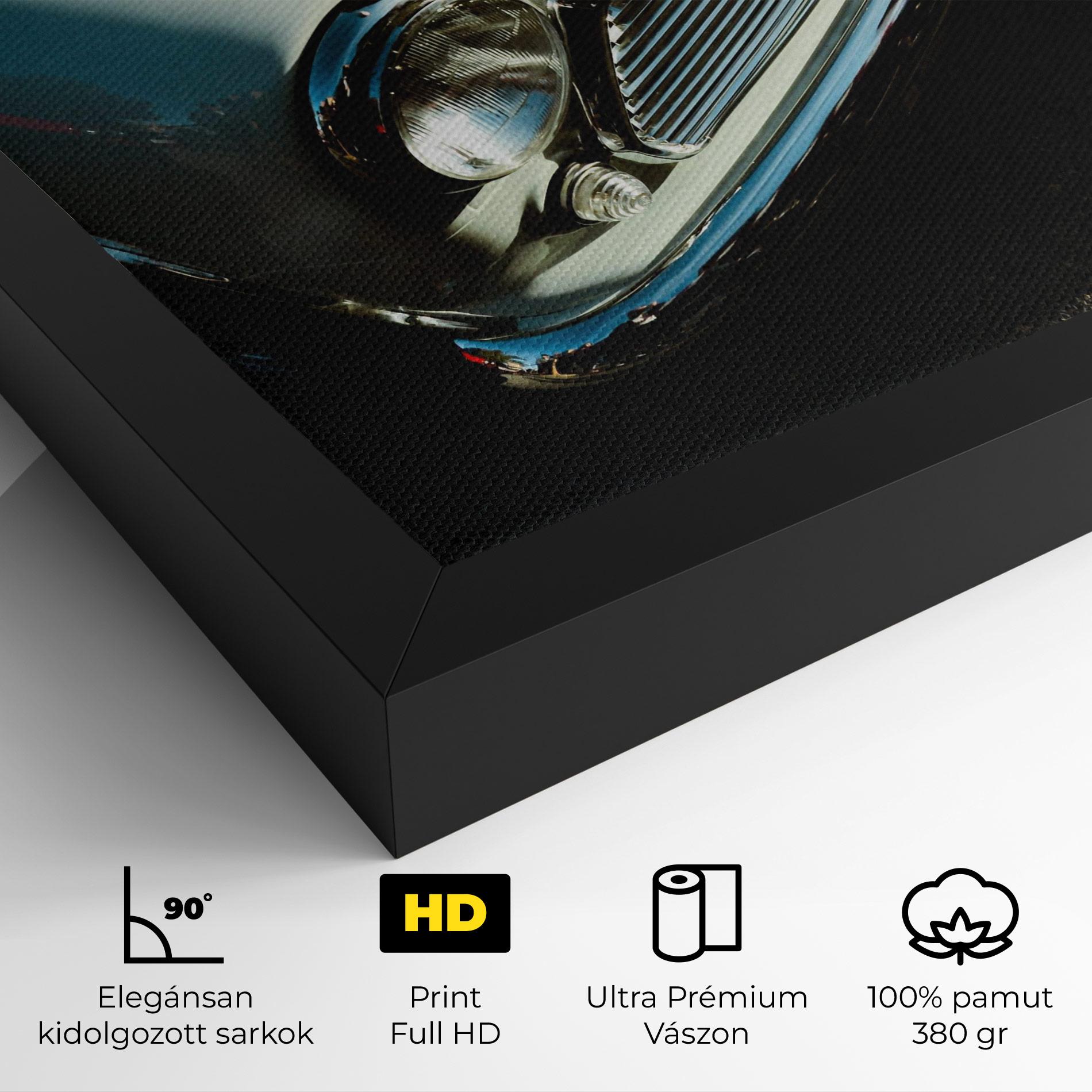 Vászonkép Light Blue Car mockup 4