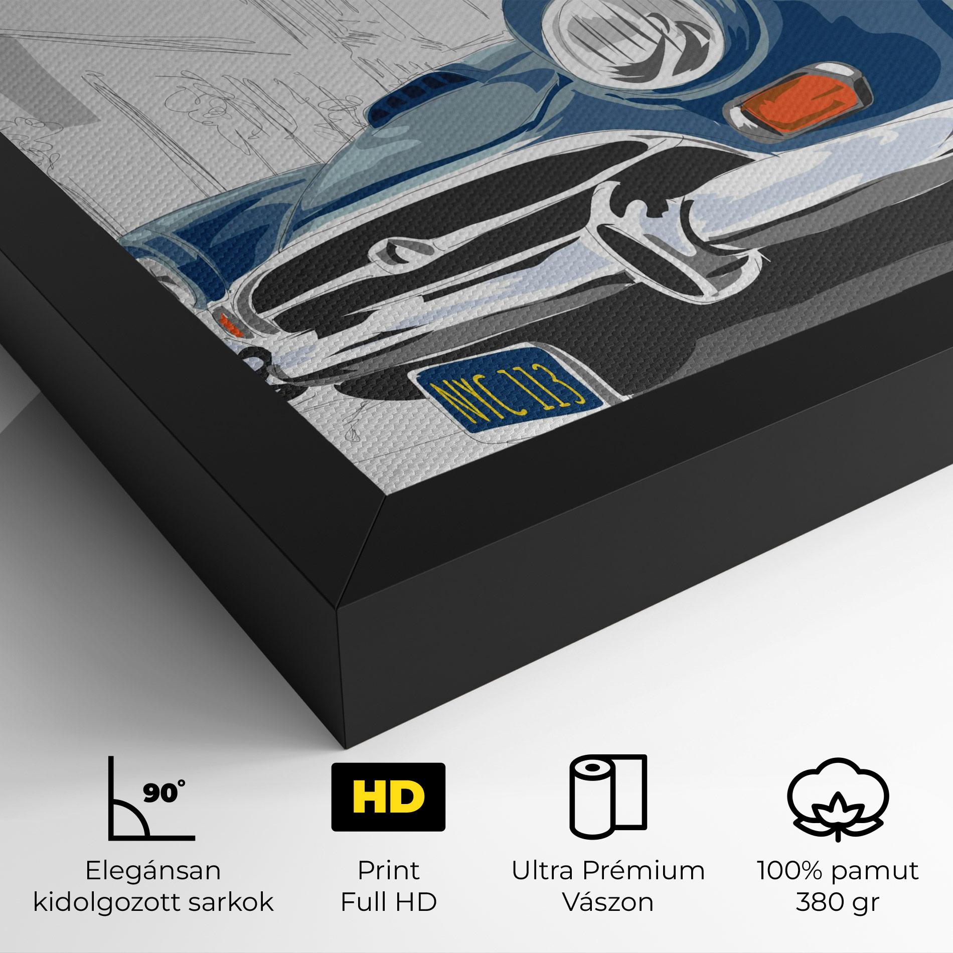 Vászonkép Vintage Drive mockup 4