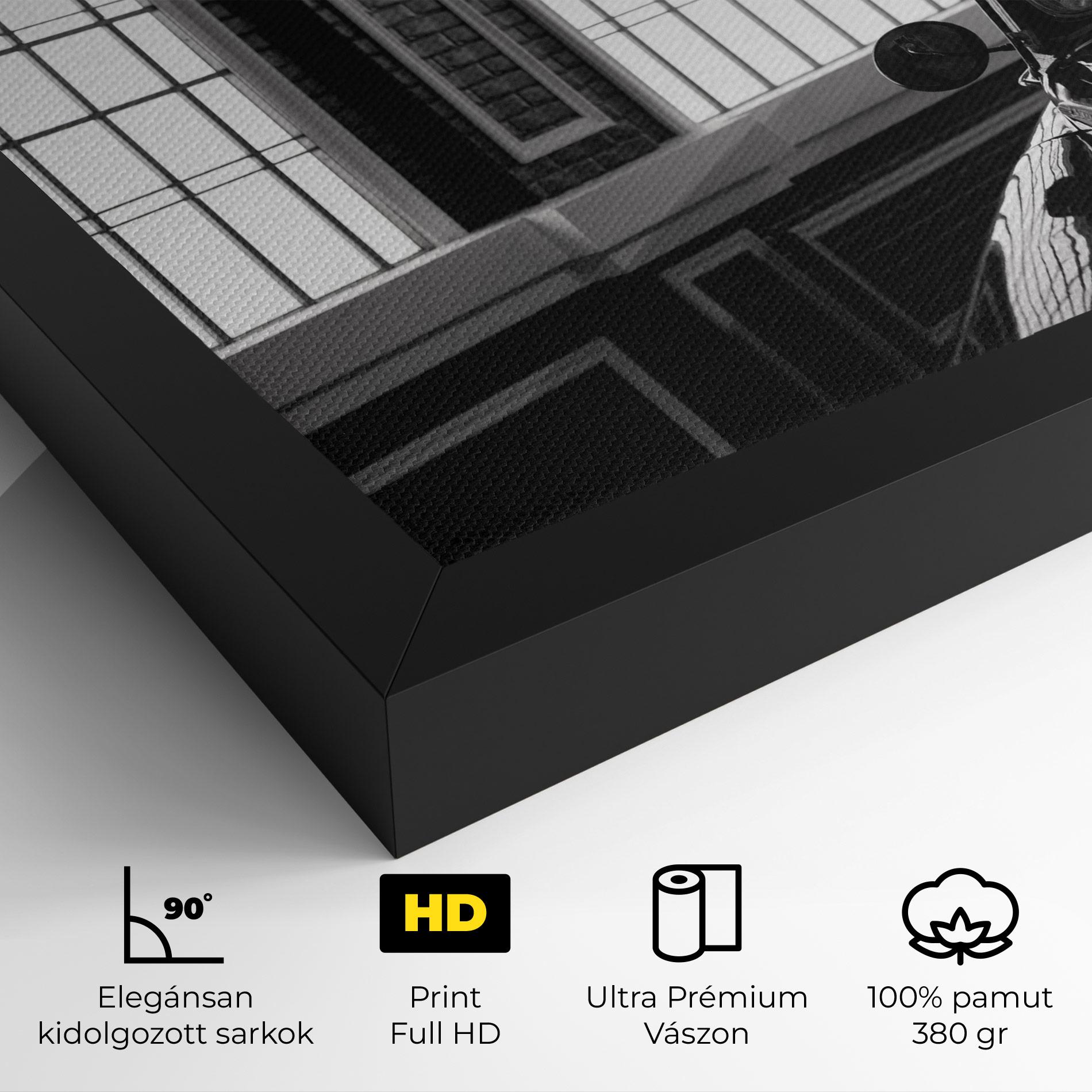 Vászonkép Window Old Car mockup 4