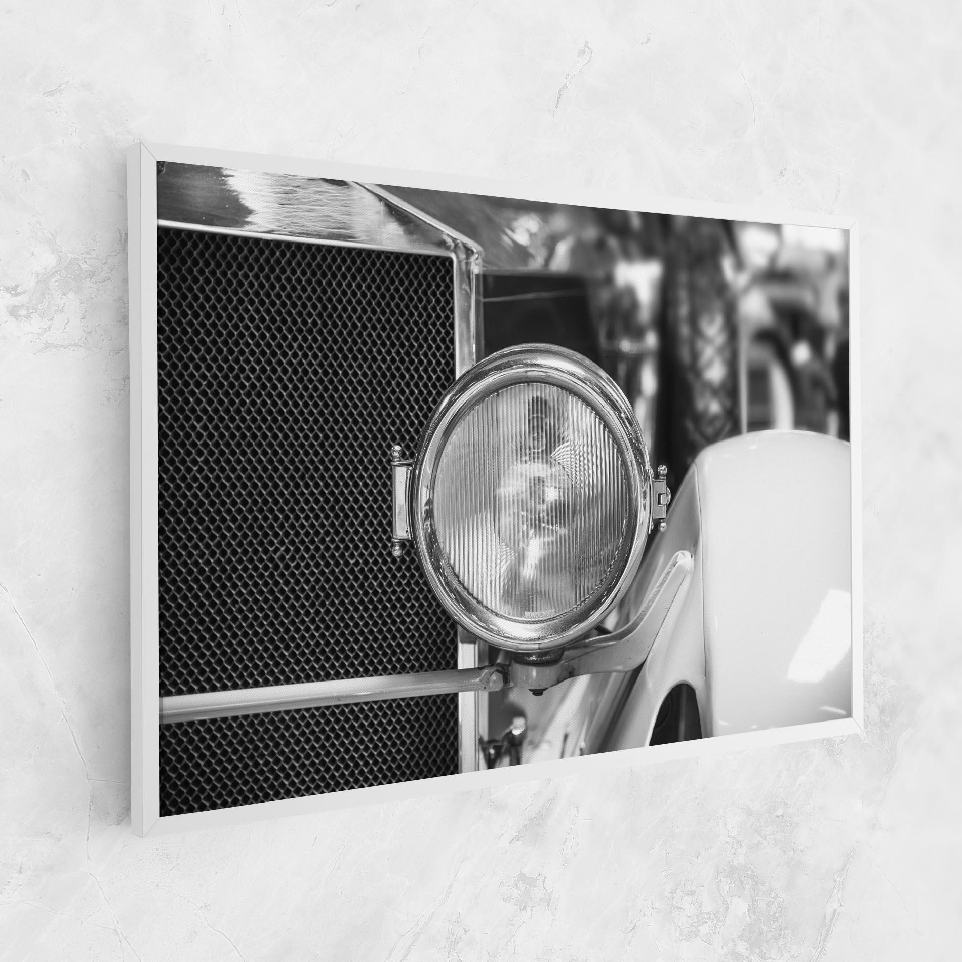 Vászonkép Closeup Grey Car mockup 1