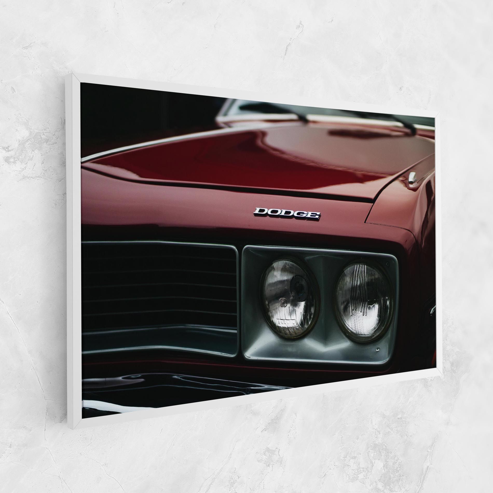 Dark Red Car mockup 1