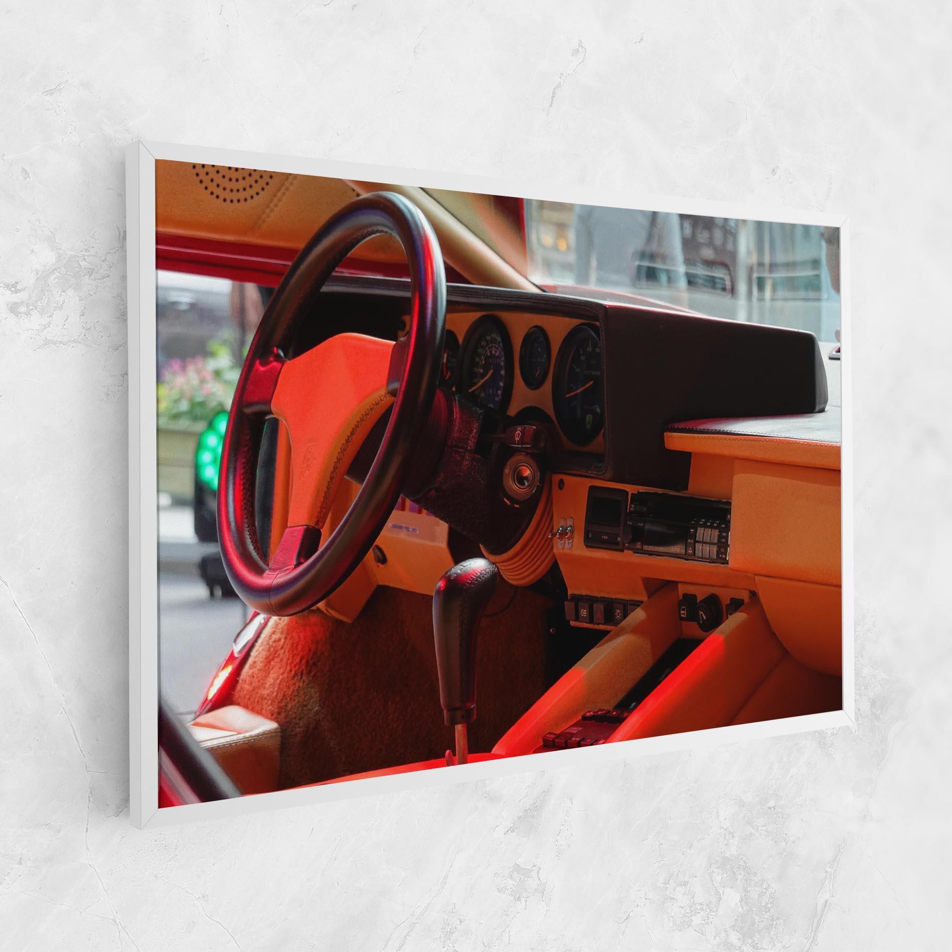 Vászonkép Orange Black Car mockup 1