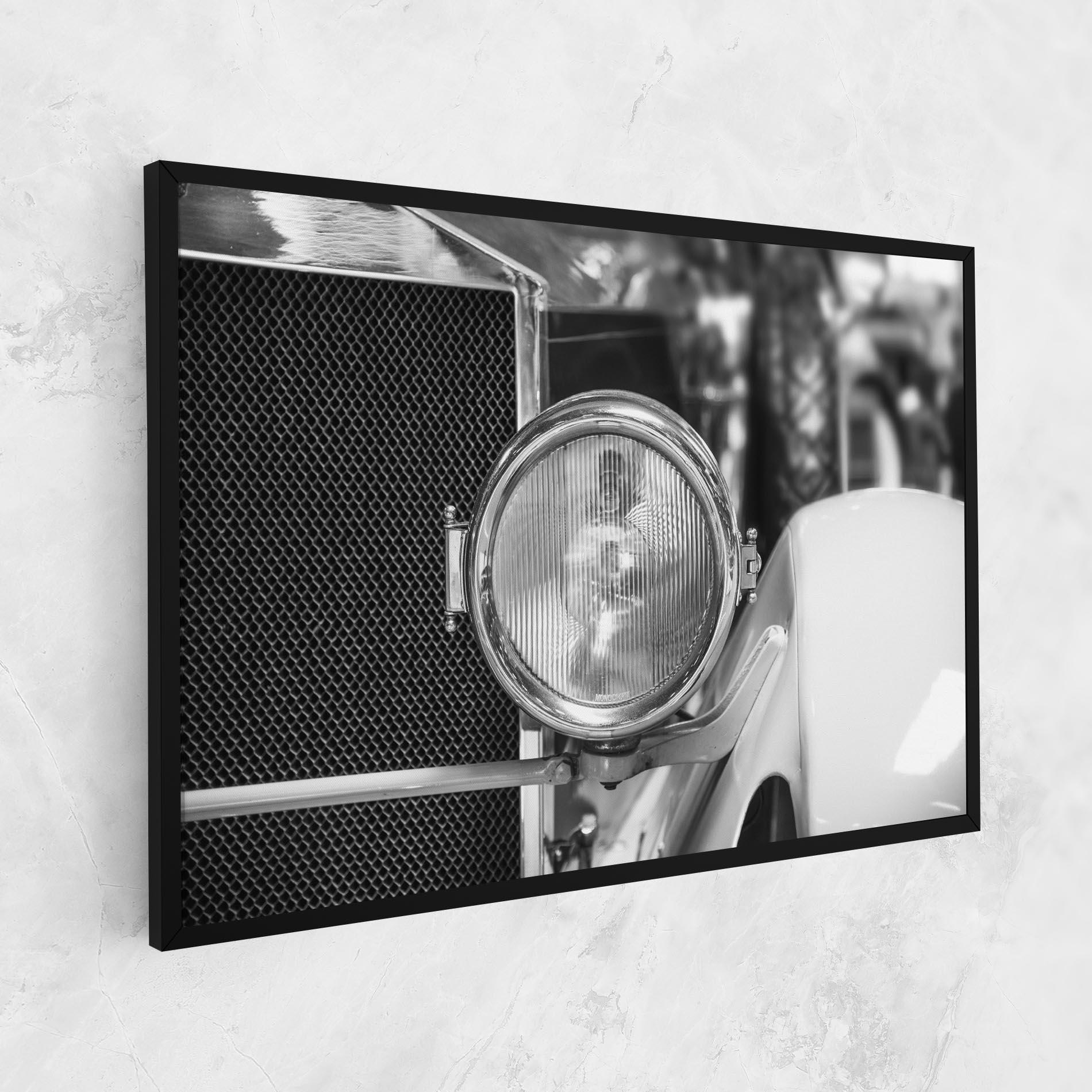 Vászonkép Closeup Grey Car mockup 1