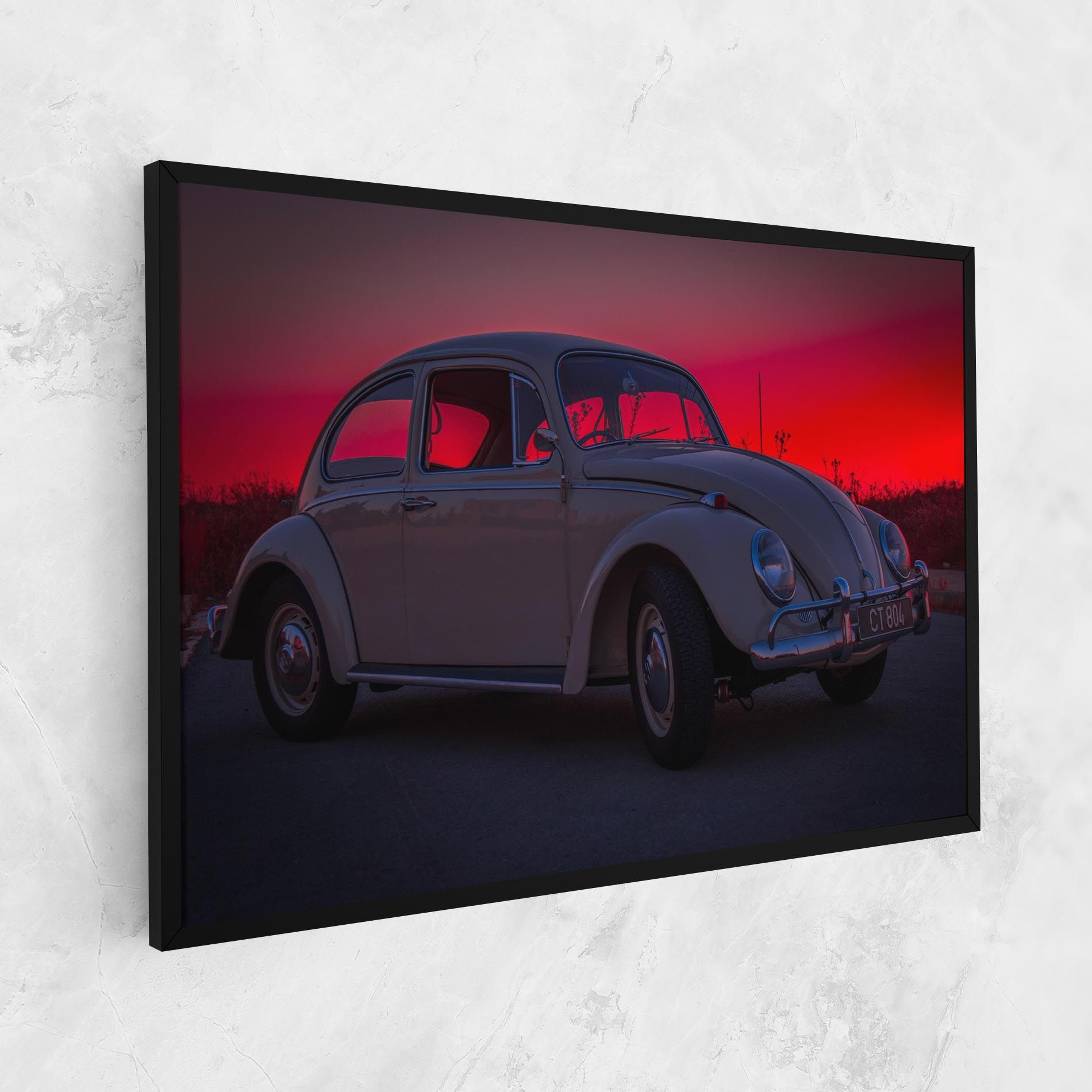Old Car Sunset mockup 1