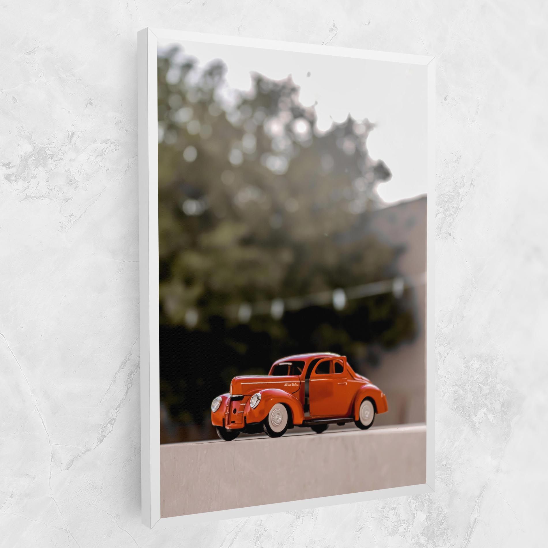 Orange Toy Car mockup 1