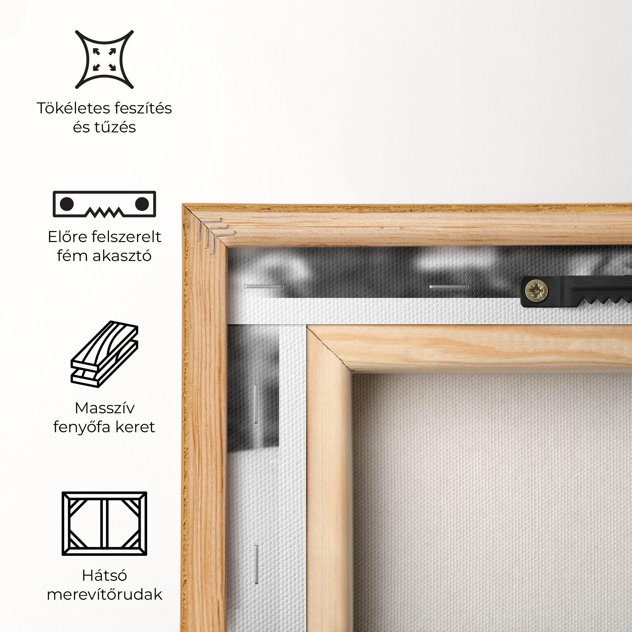 Vászonkép Closeup Grey Car mockup 5