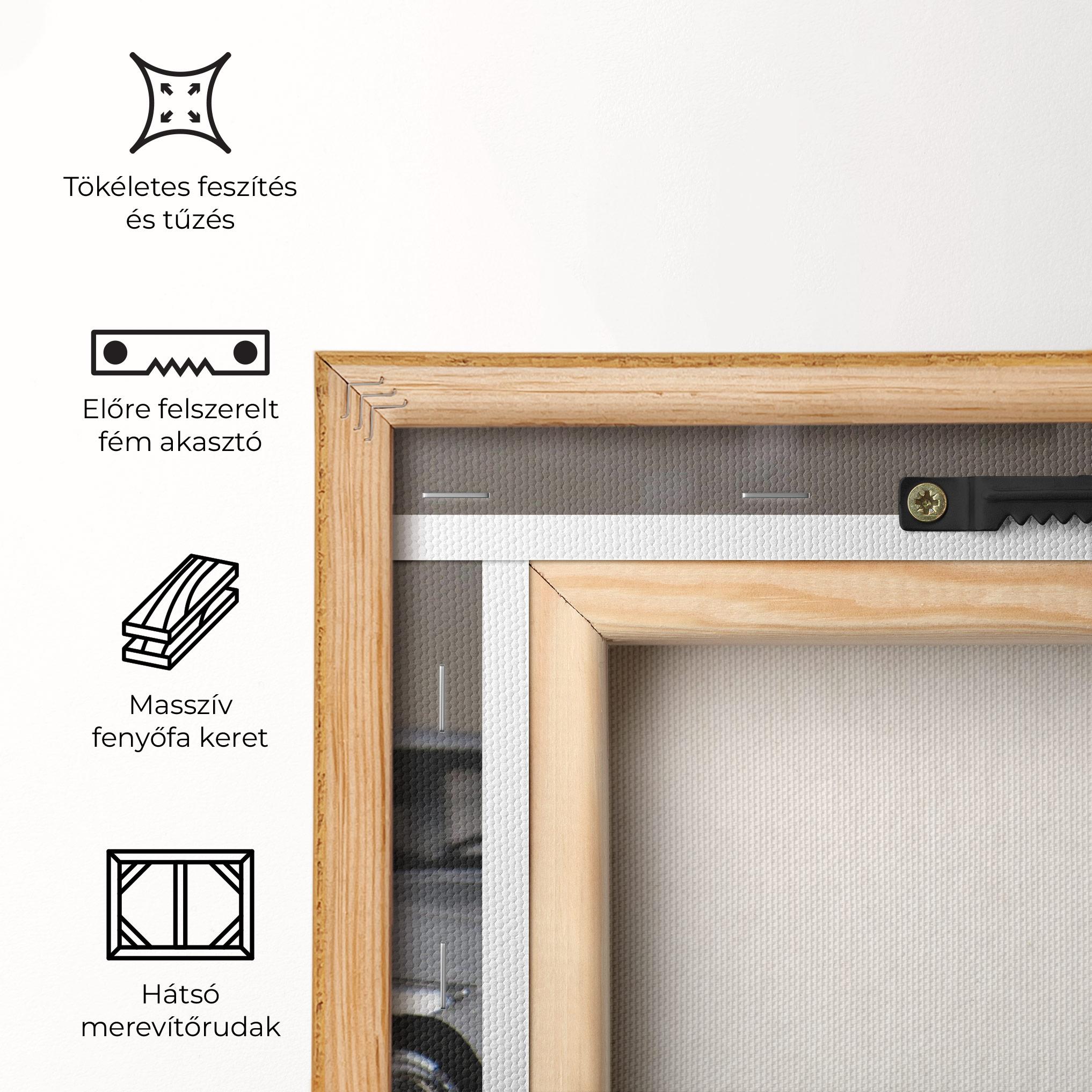 Vászonkép Cream Grey Car mockup 5