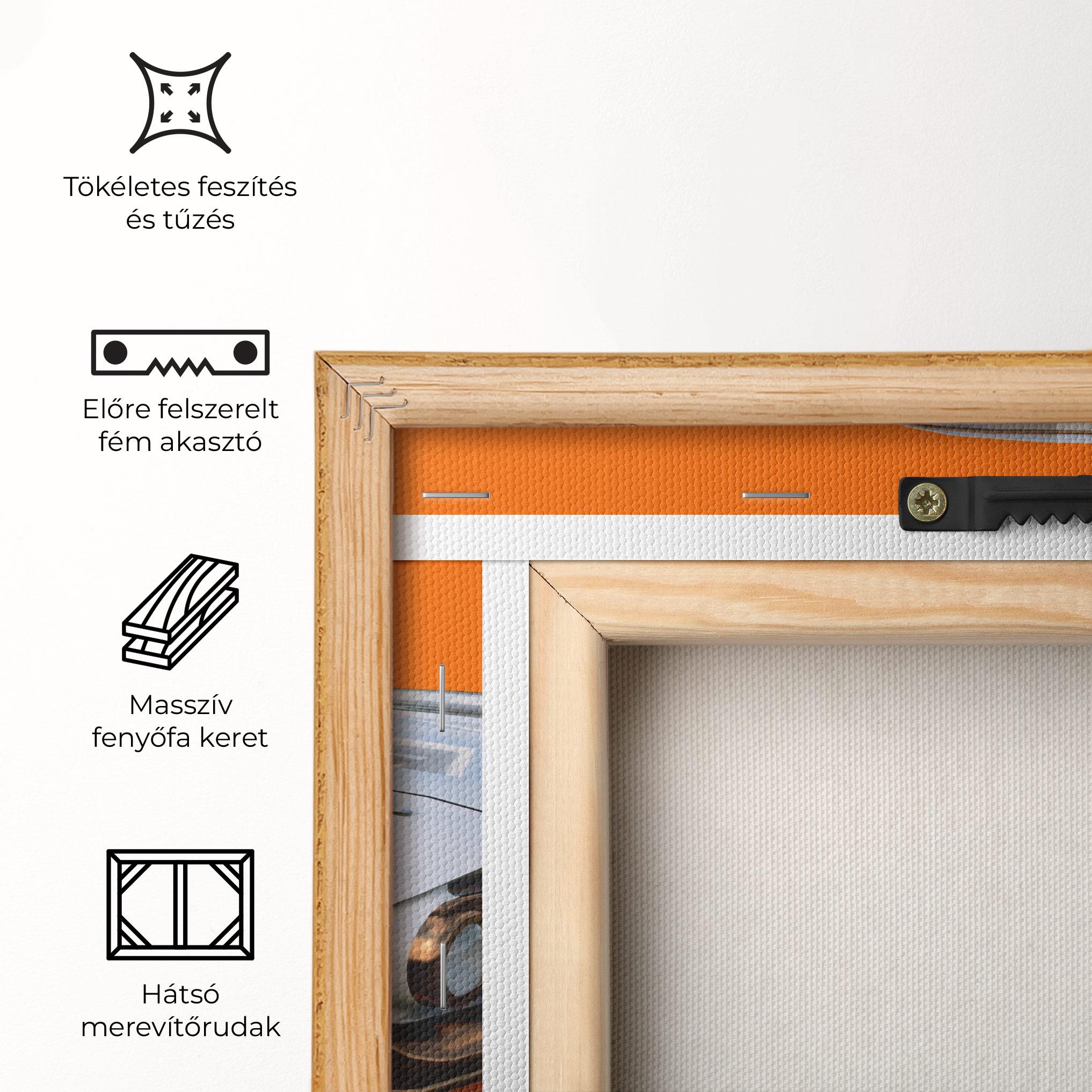 Vászonkép Old American Car mockup 5