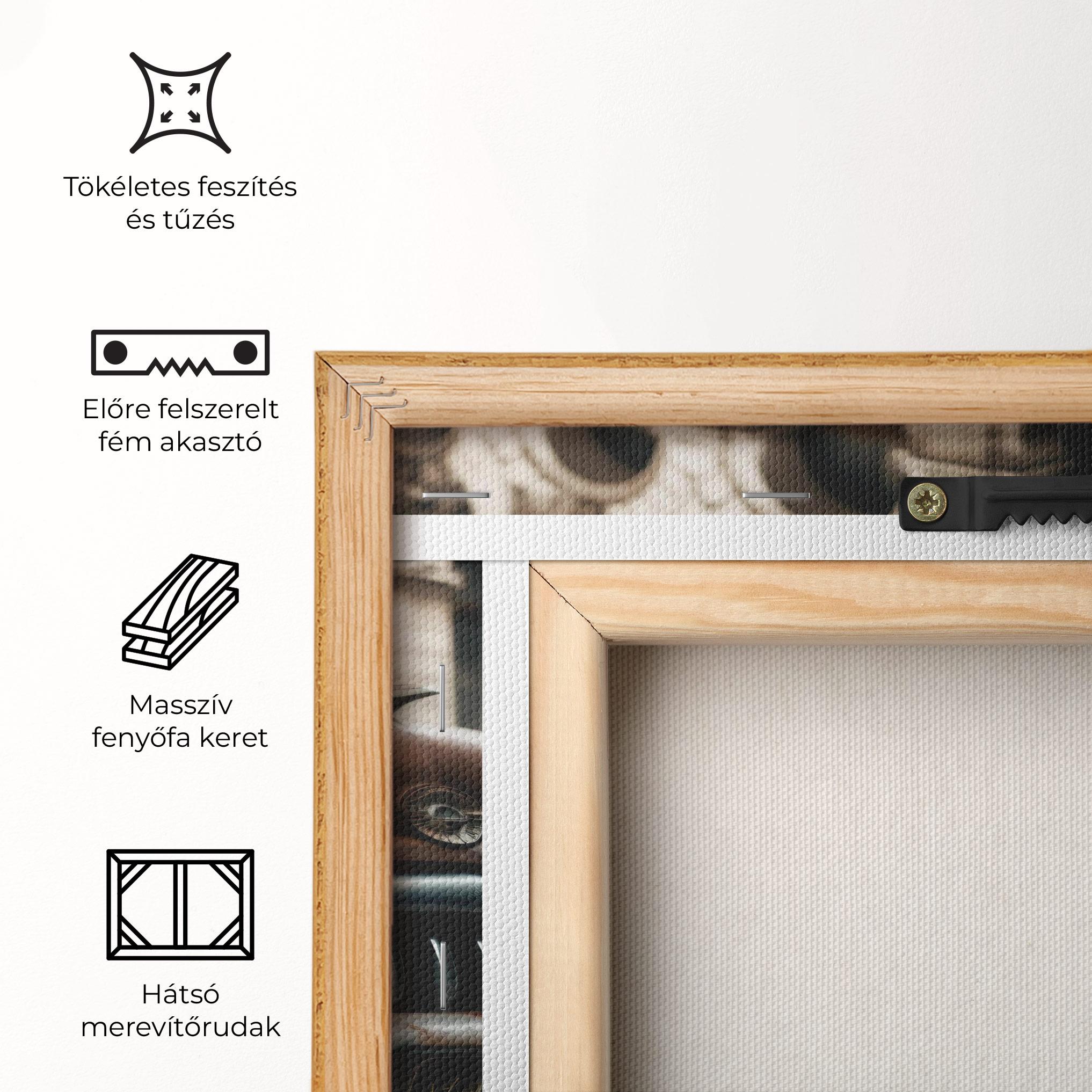 Vászonkép Old Brown Car mockup 5