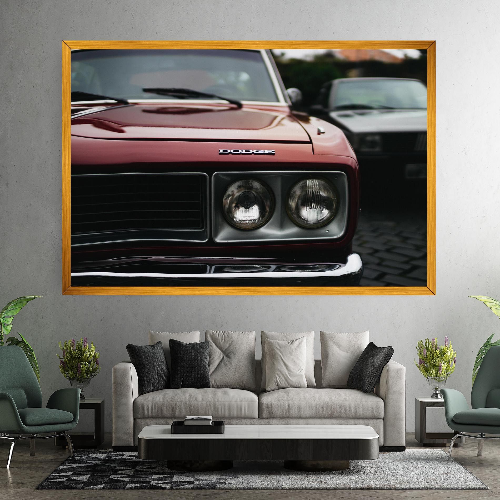 Dark Vintage Red mockup 7