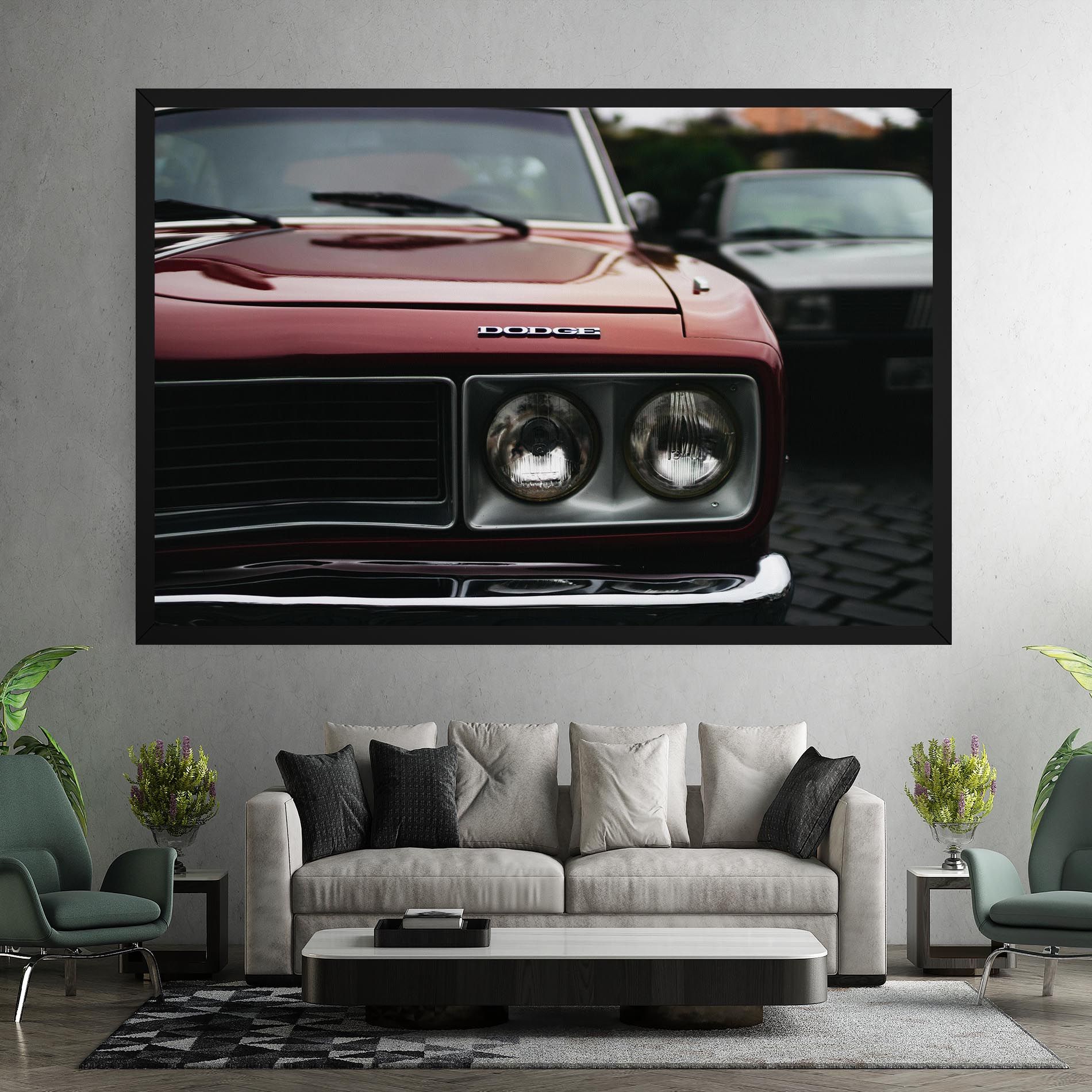 Dark Vintage Red mockup 7