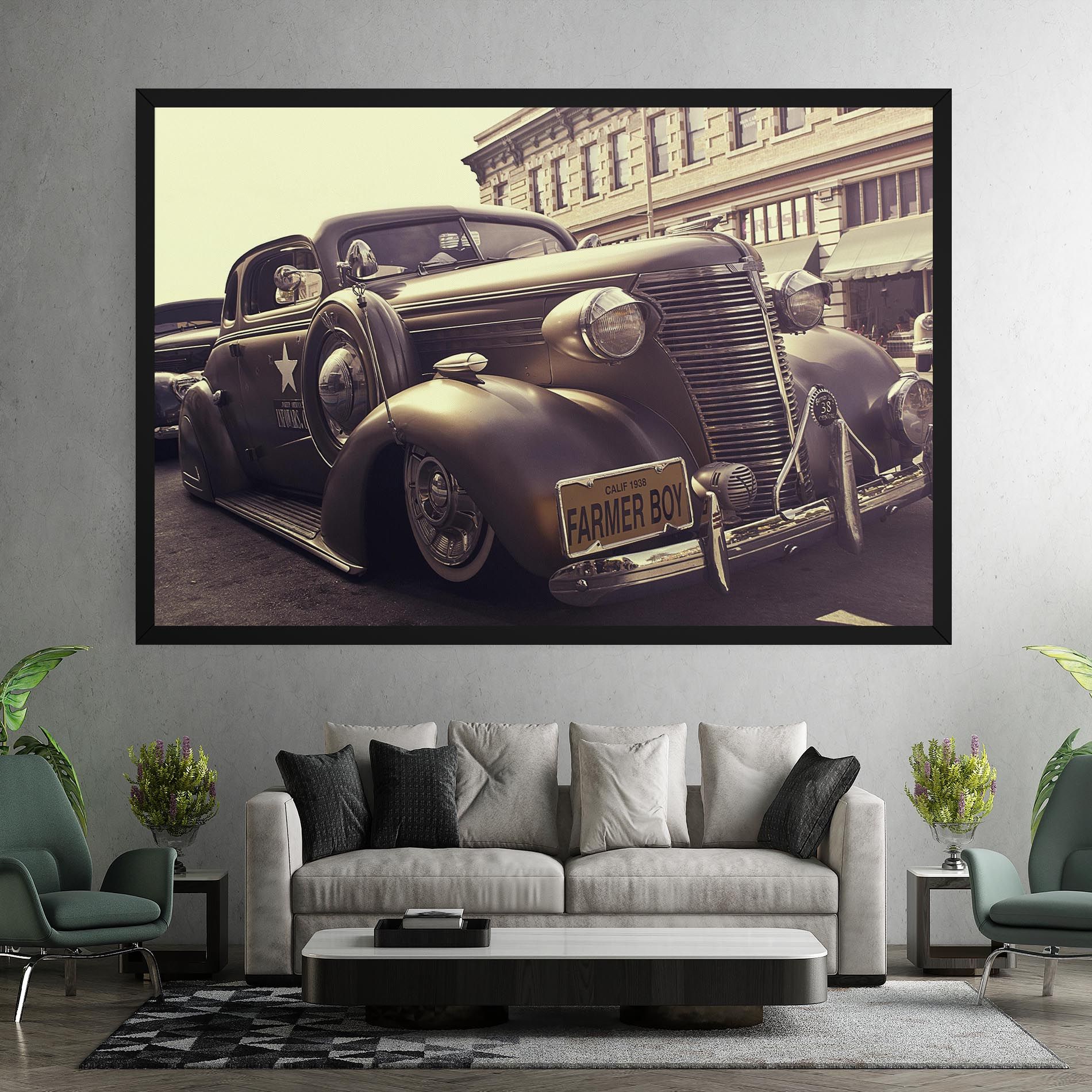 Old Classic Car mockup 7