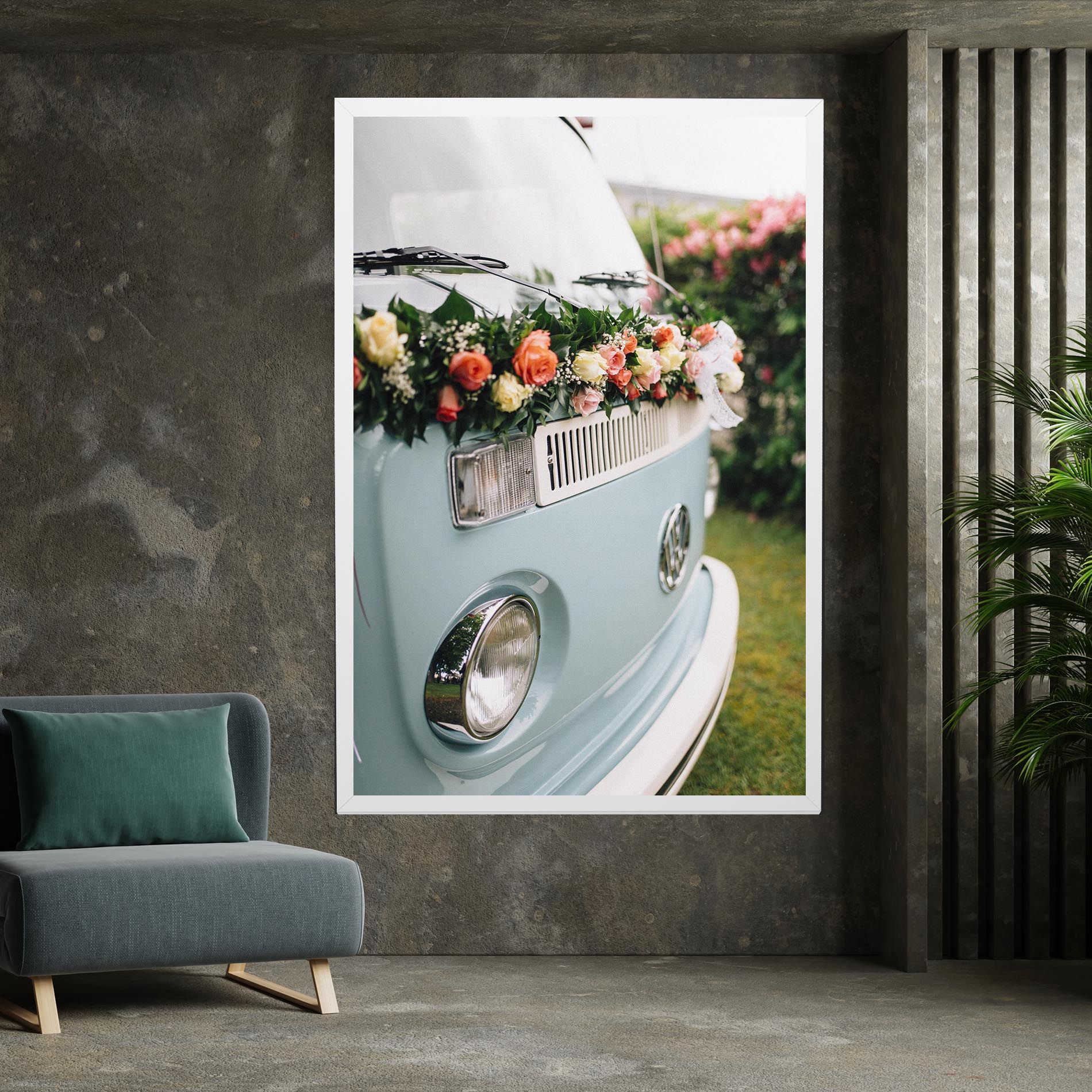 Vintage Rose Van mockup 7