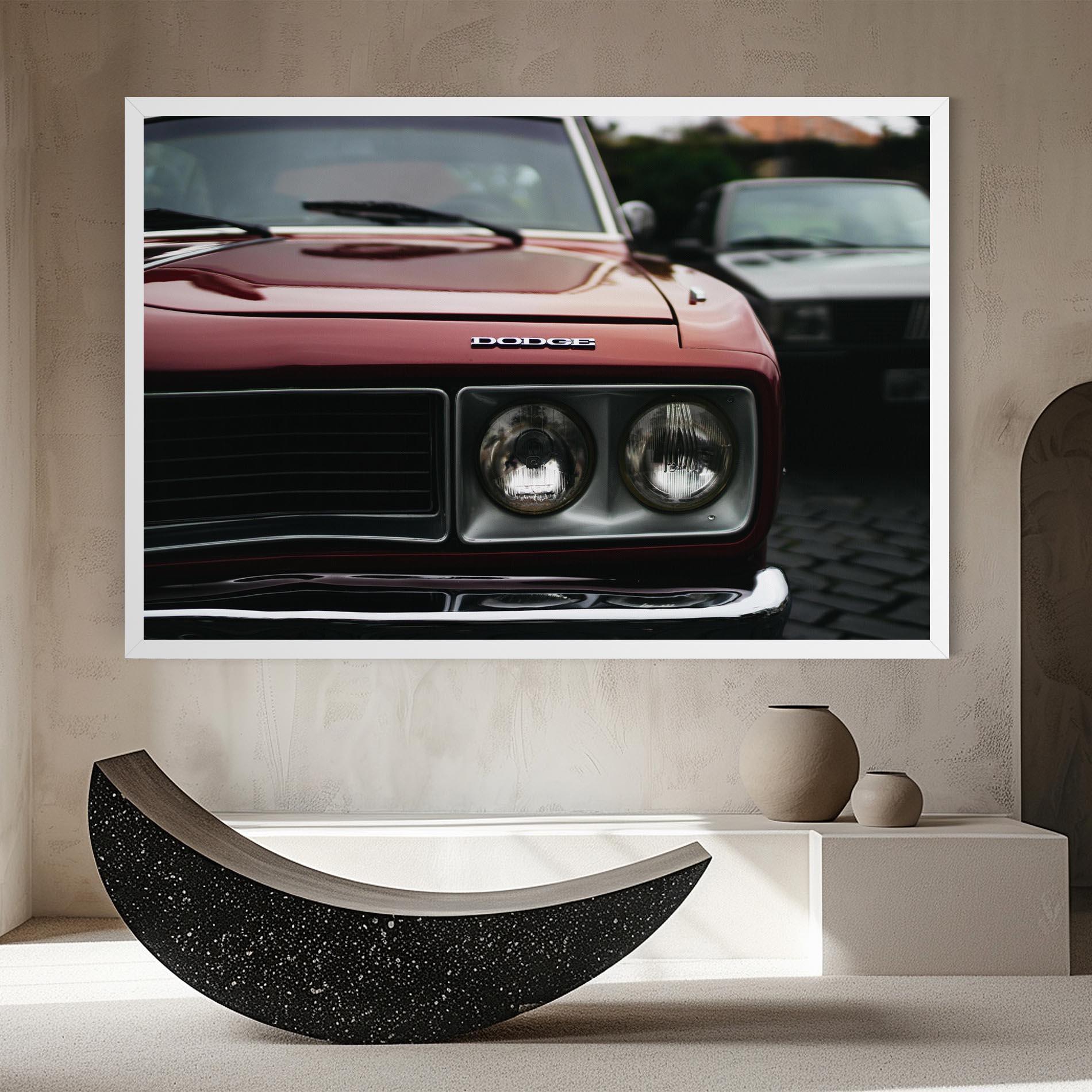 Vászonkép Dark Vintage Red mockup 8