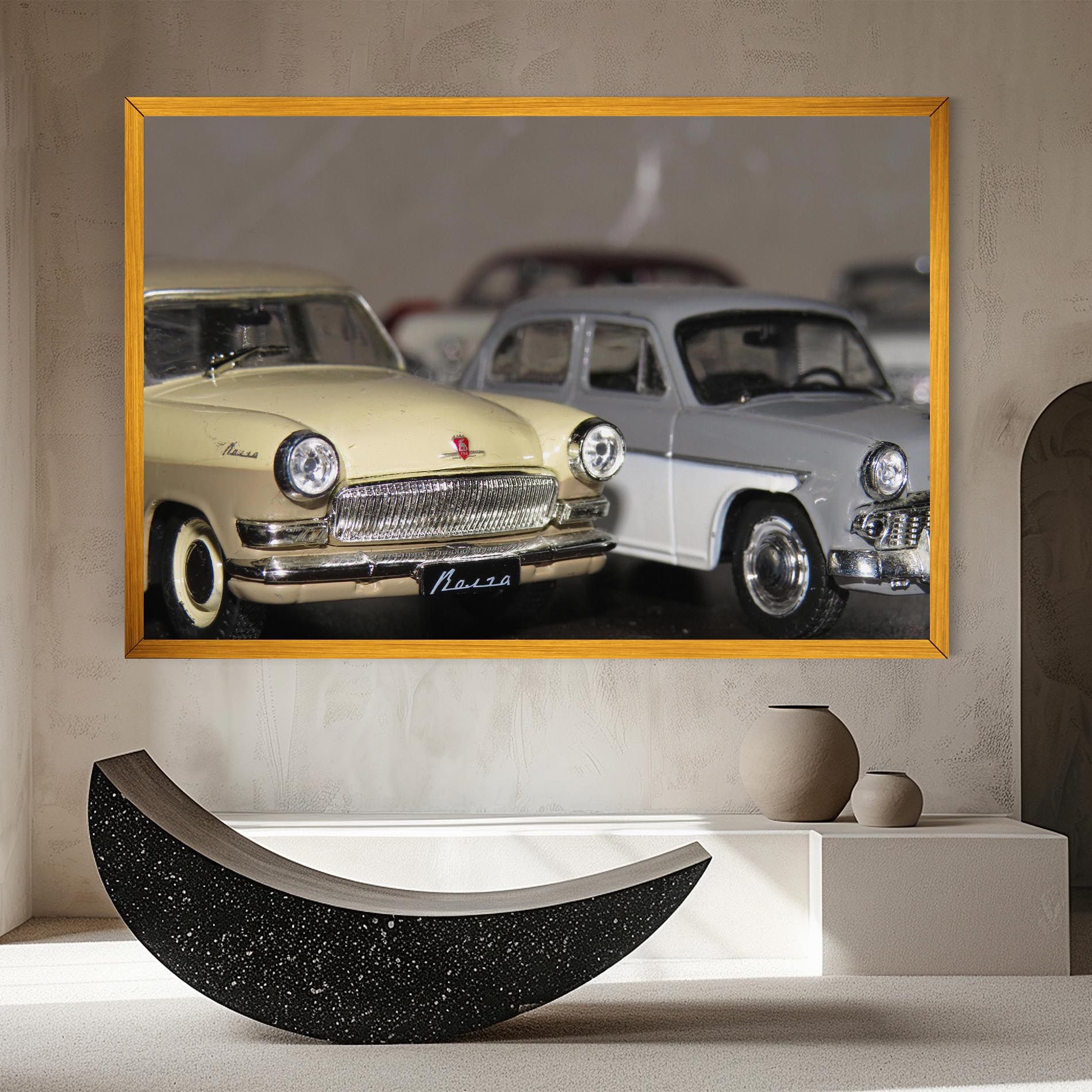 Cream Grey Car mockup 8