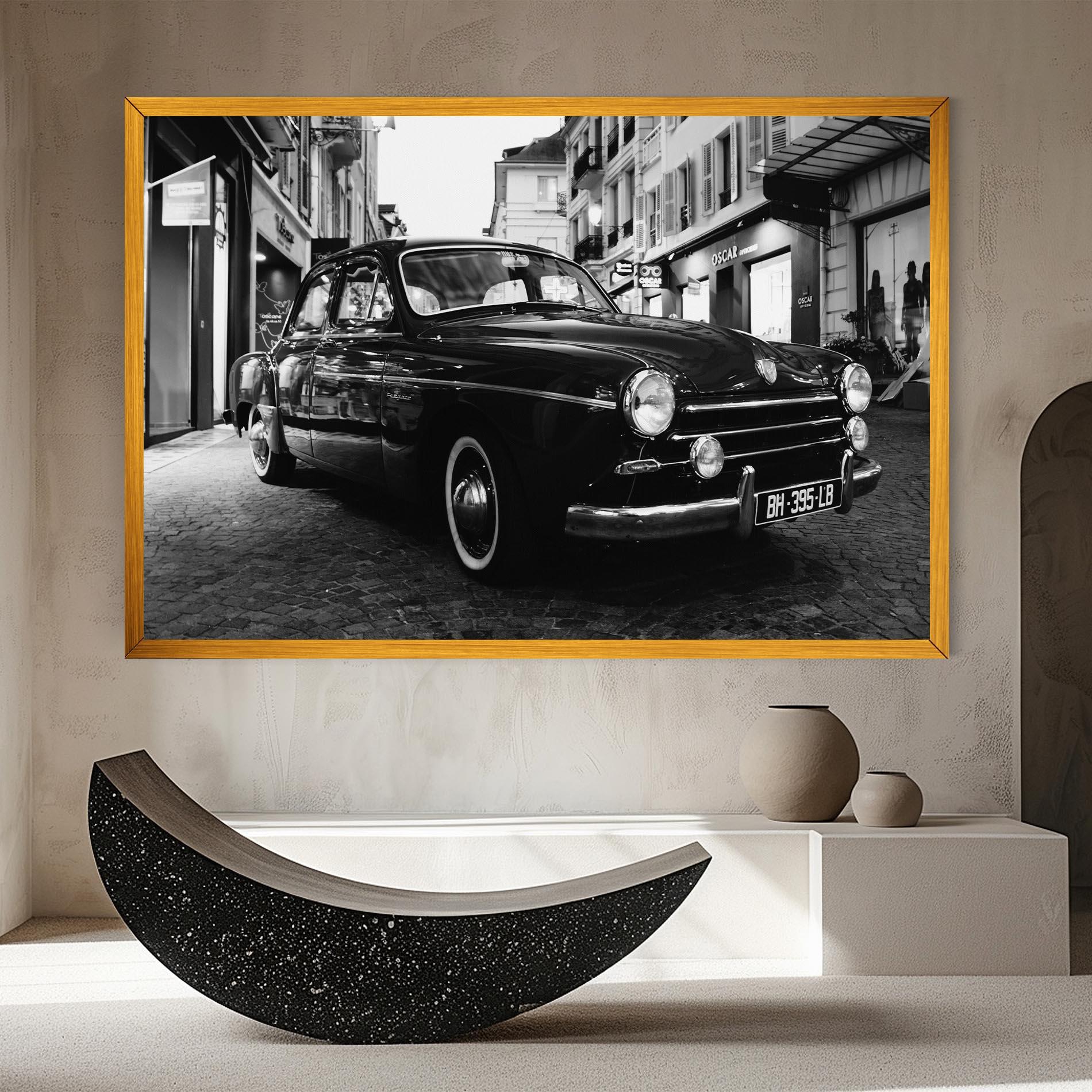 Vászonkép Pretty Black Car mockup 8
