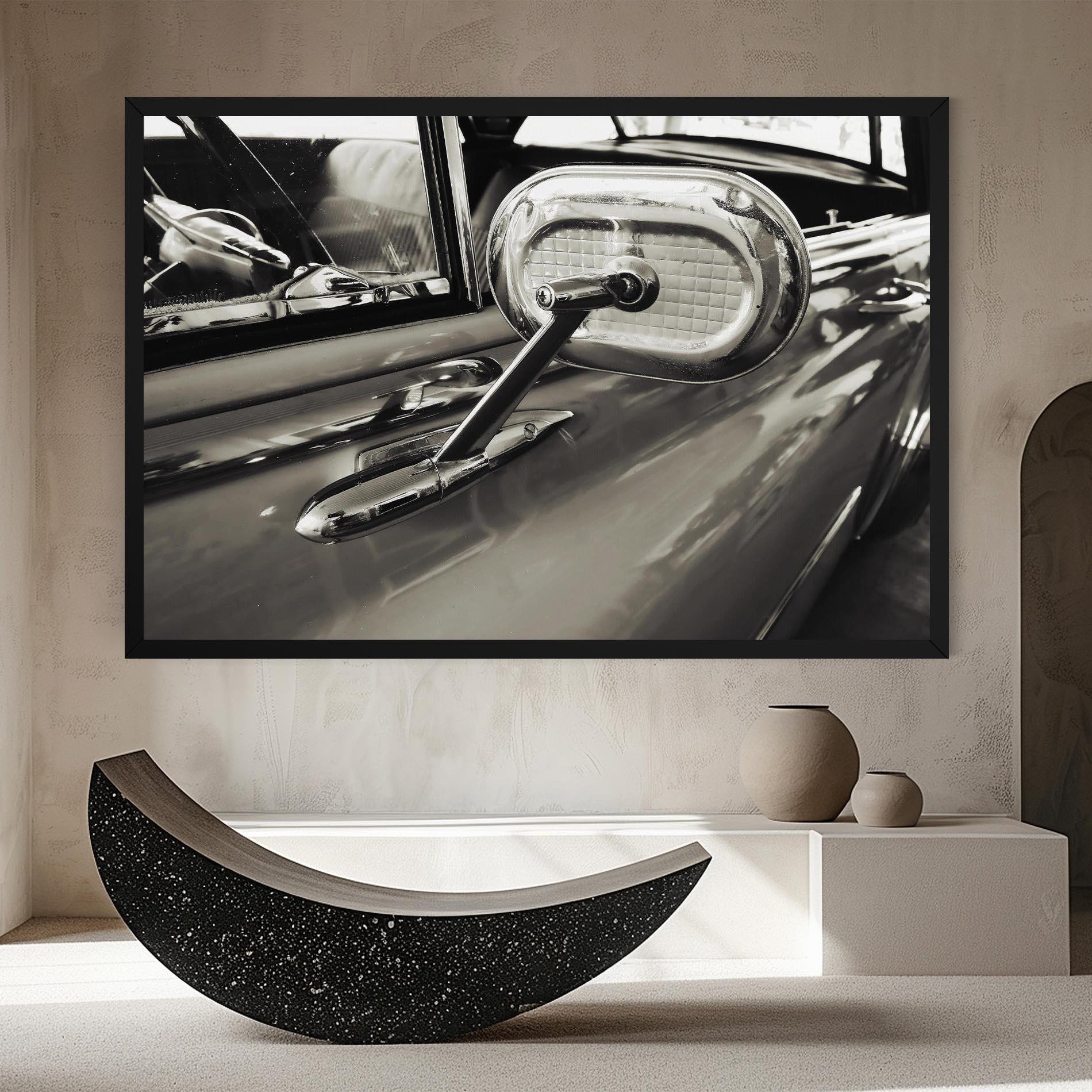 Vászonkép Close Up Grey Car mockup 8