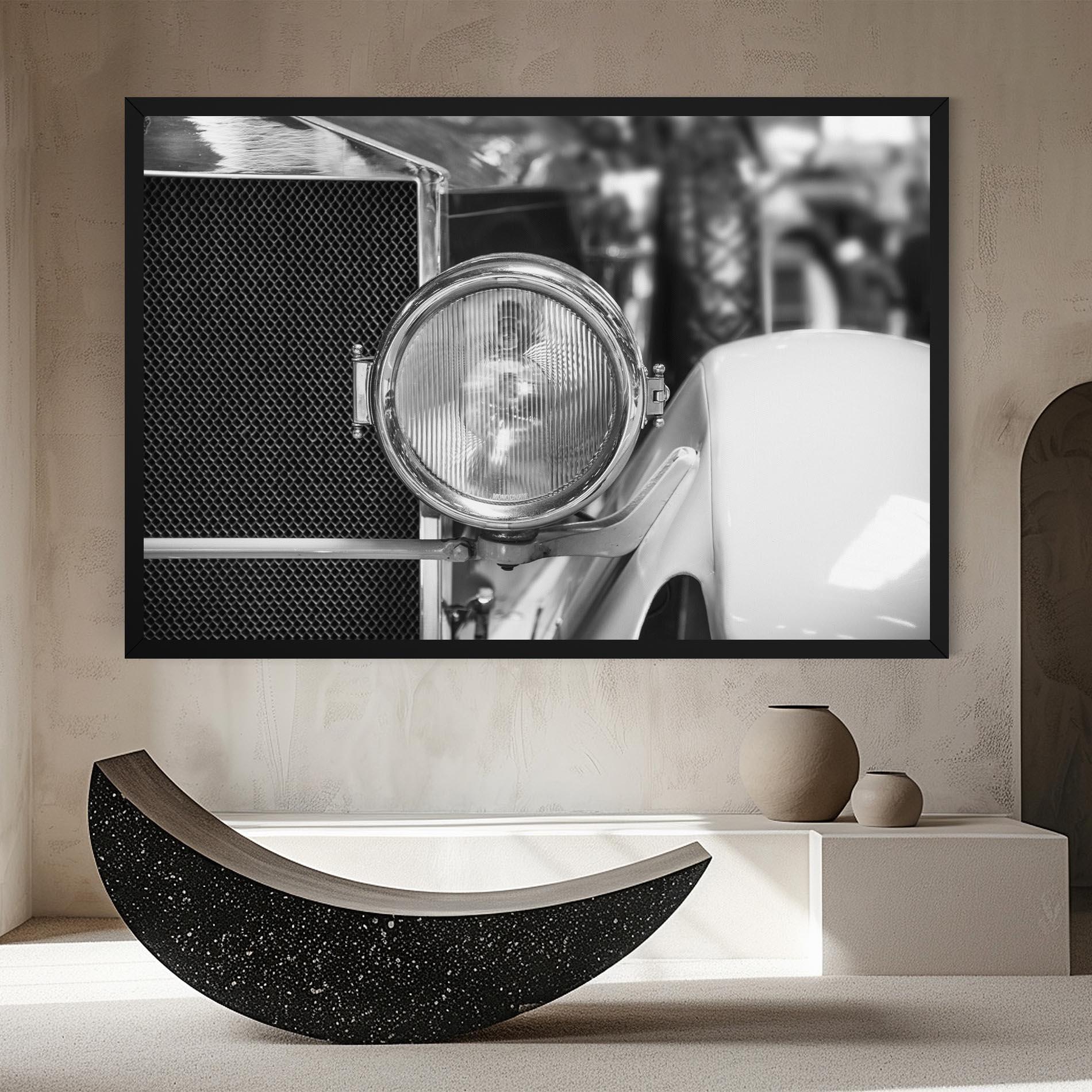 Vászonkép Closeup Grey Car mockup 8