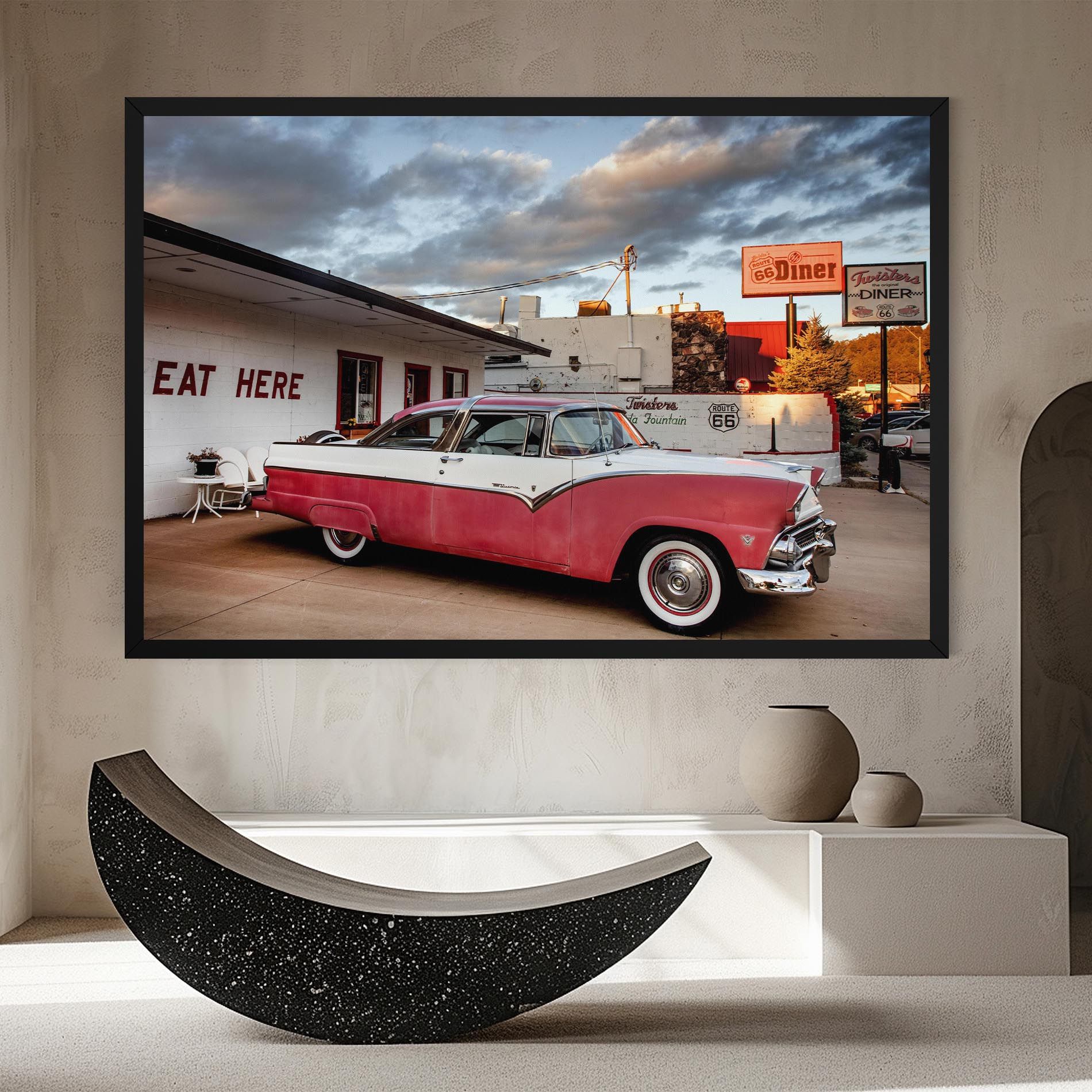 Cloud Old Car mockup 8