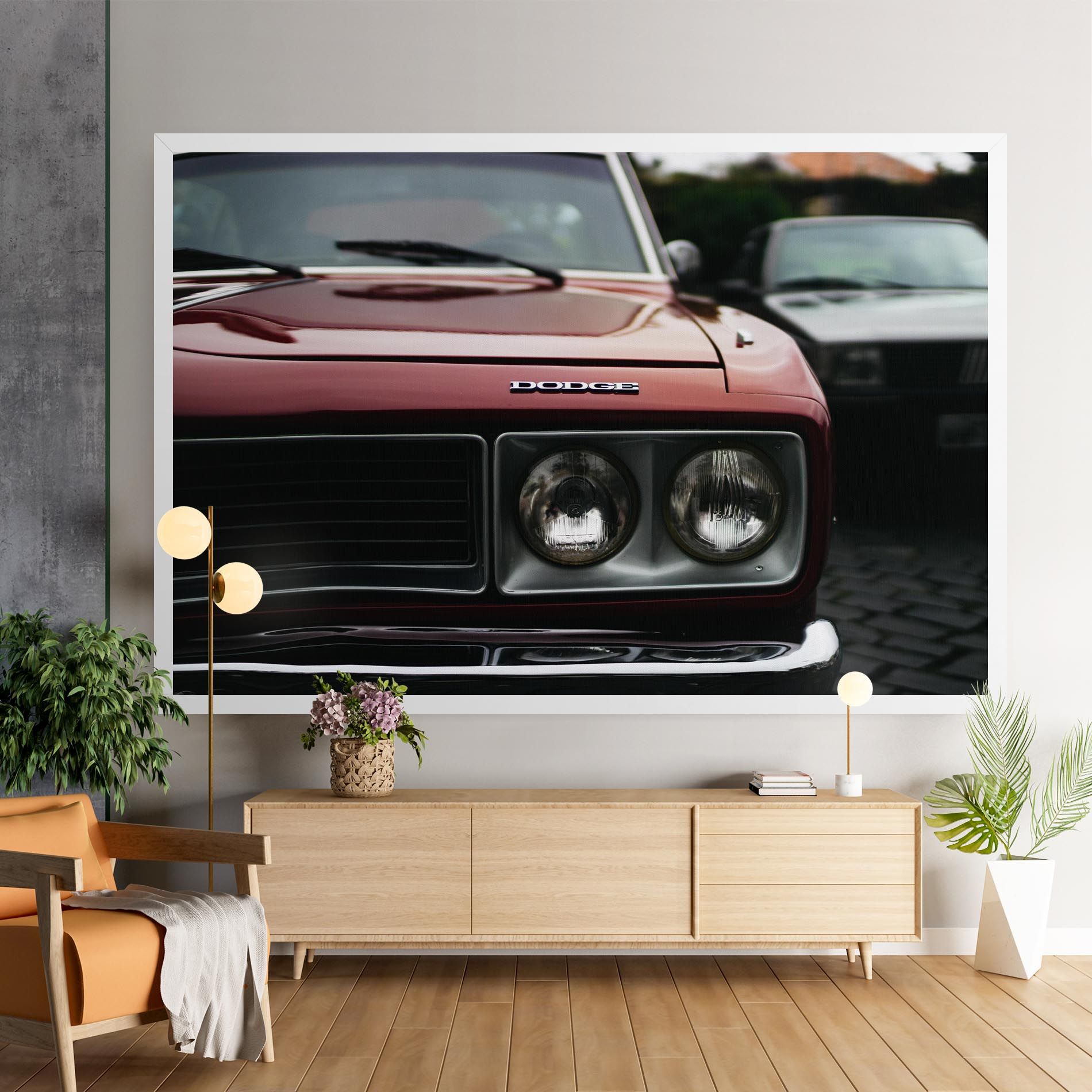 Dark Vintage Red mockup 9