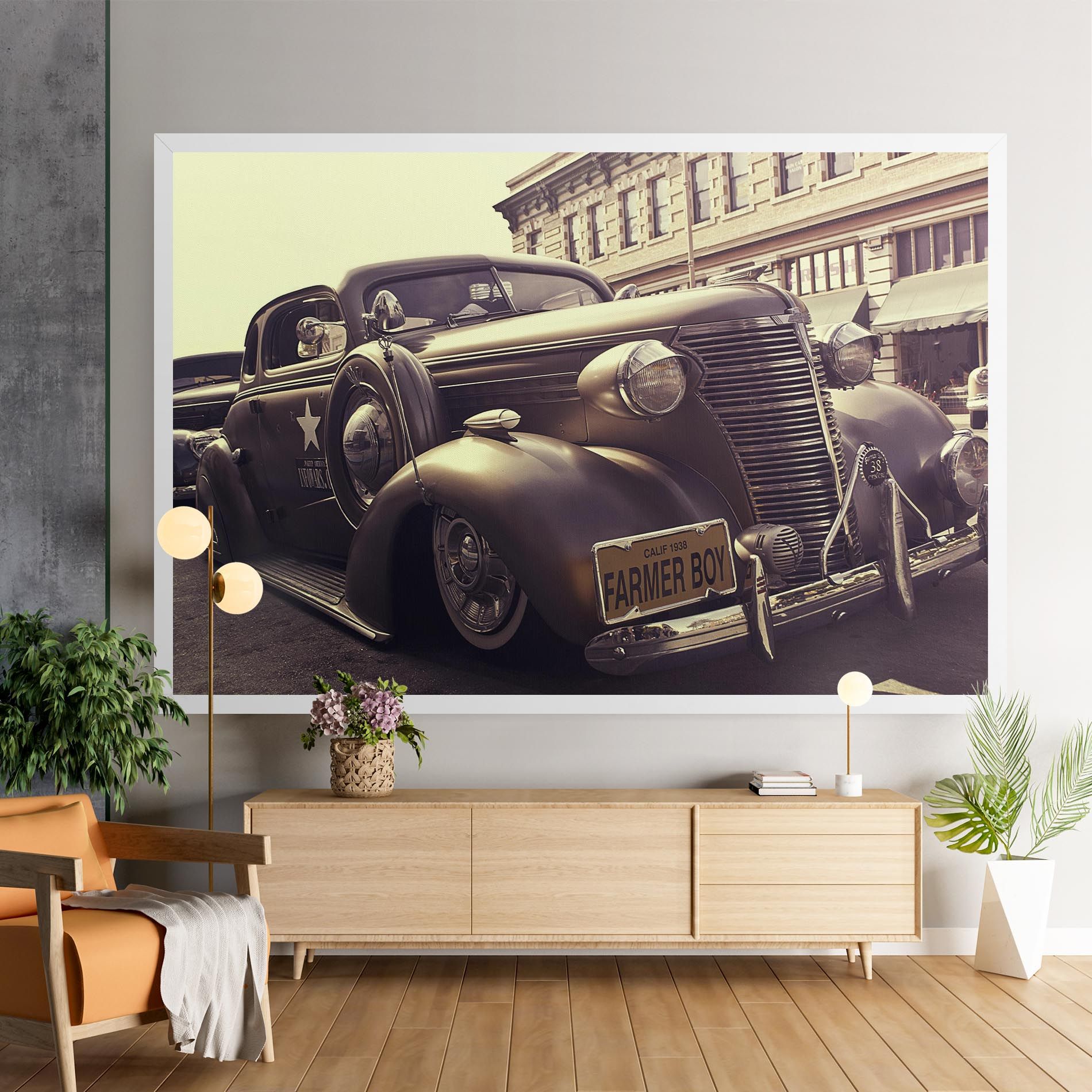 Old Classic Car mockup 9