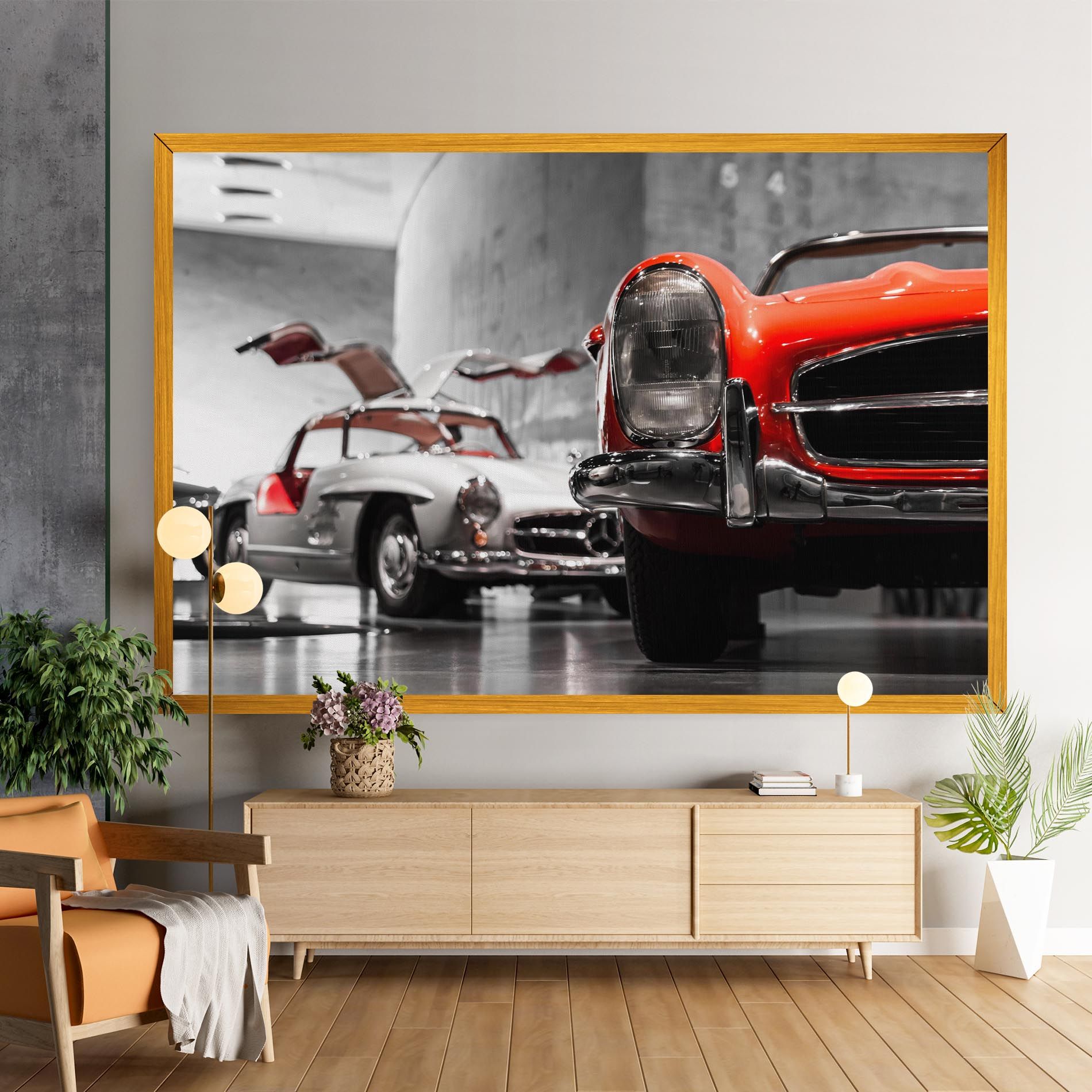 Vintage Red White mockup 9