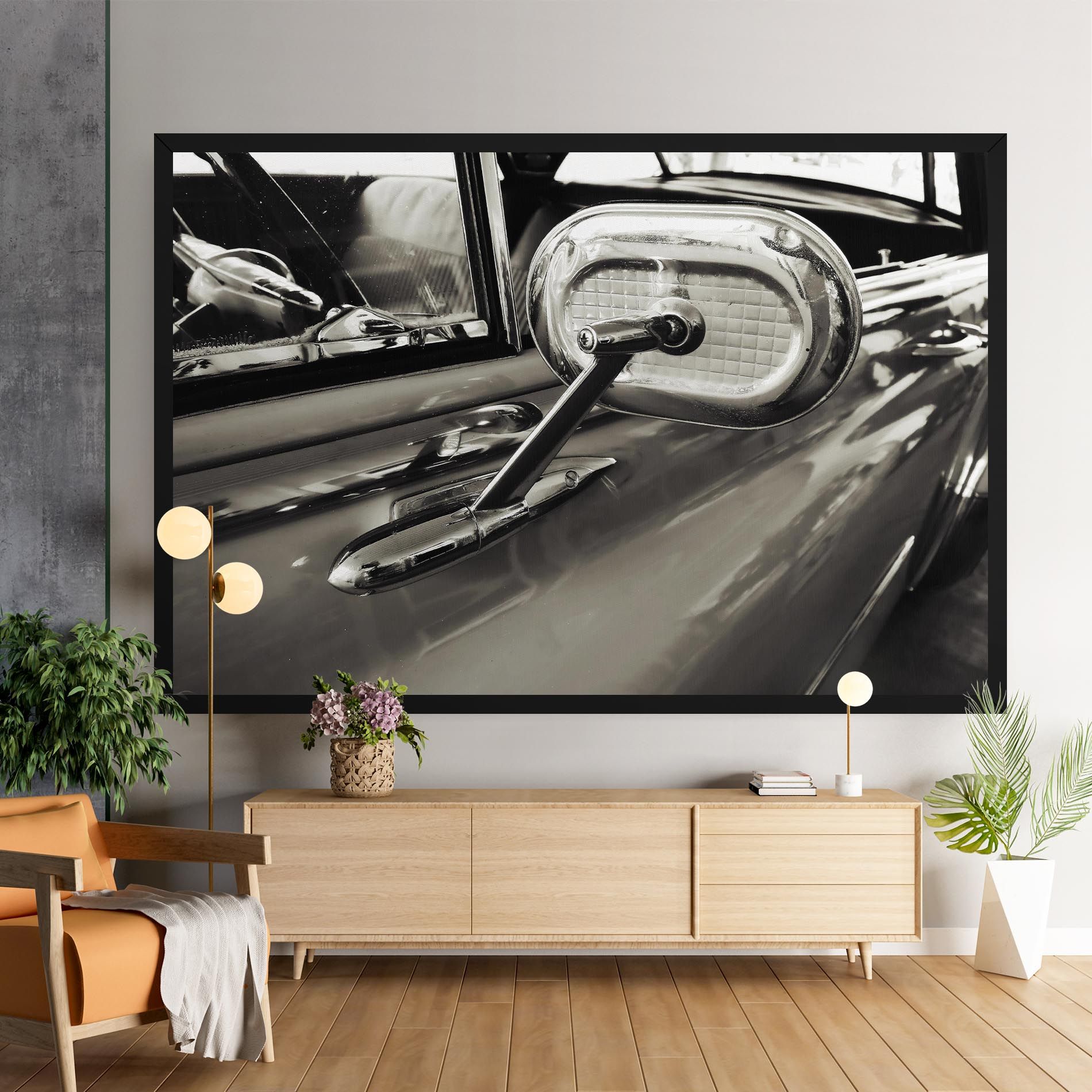 Close Up Grey Car mockup 9