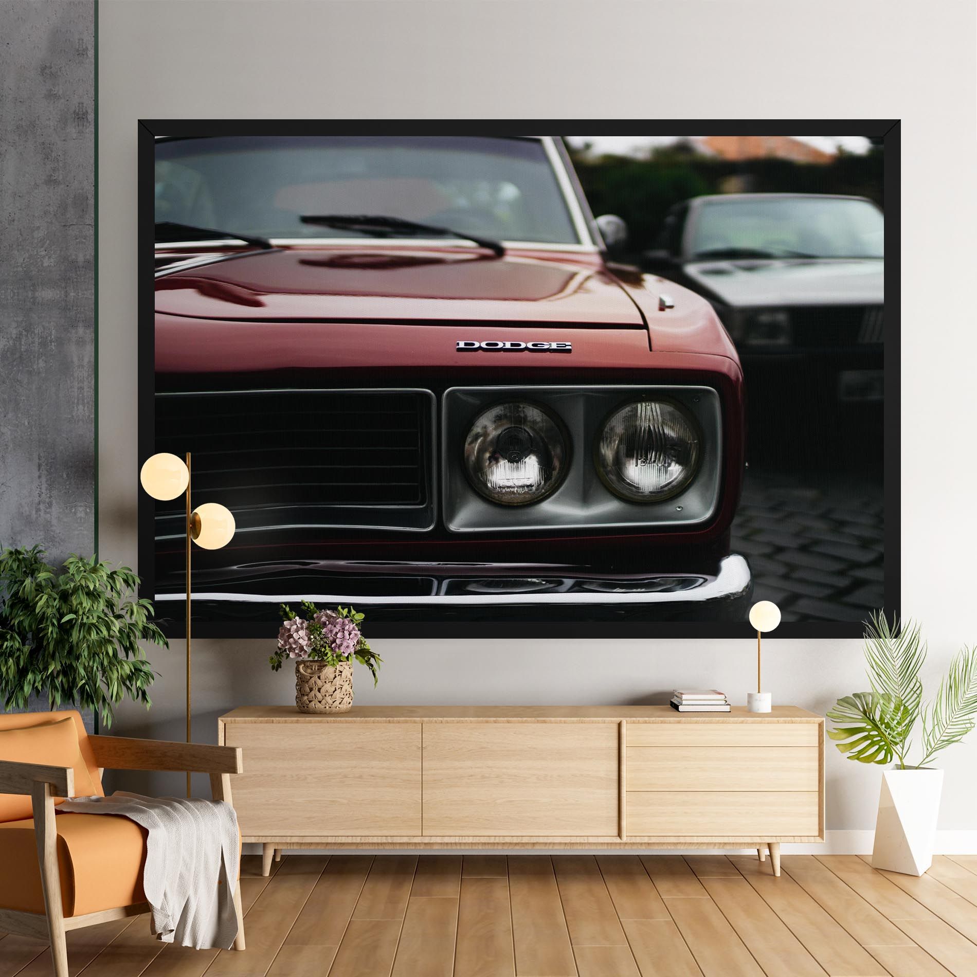 Dark Vintage Red mockup 9