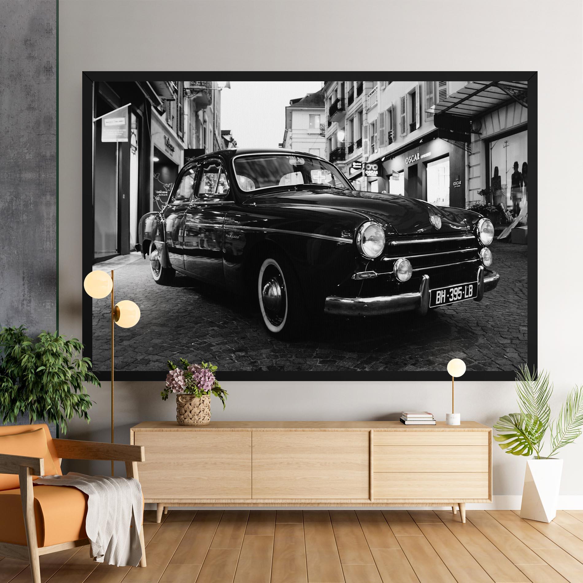 Vászonkép Pretty Black Car mockup 9