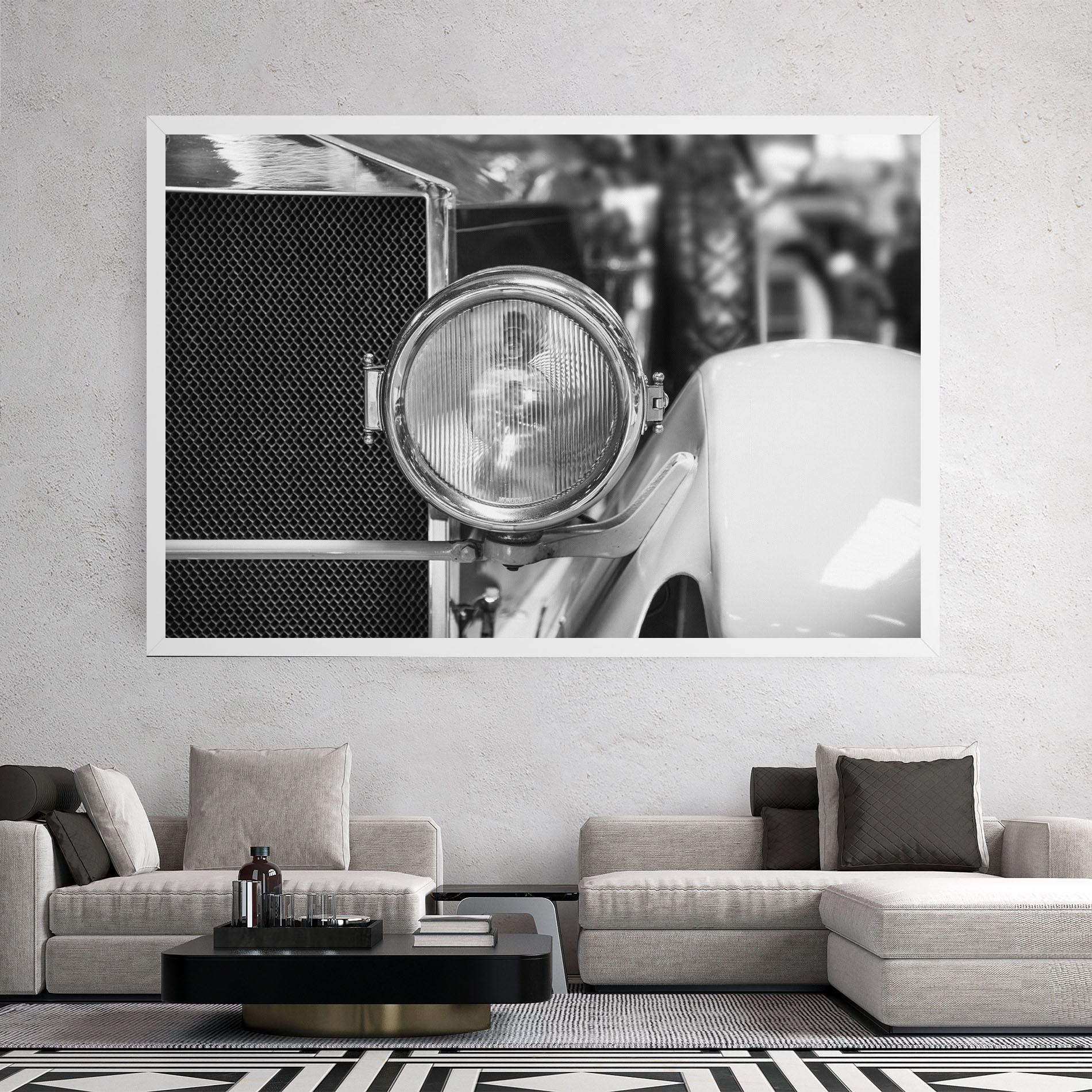 Vászonkép Closeup Grey Car mockup 2