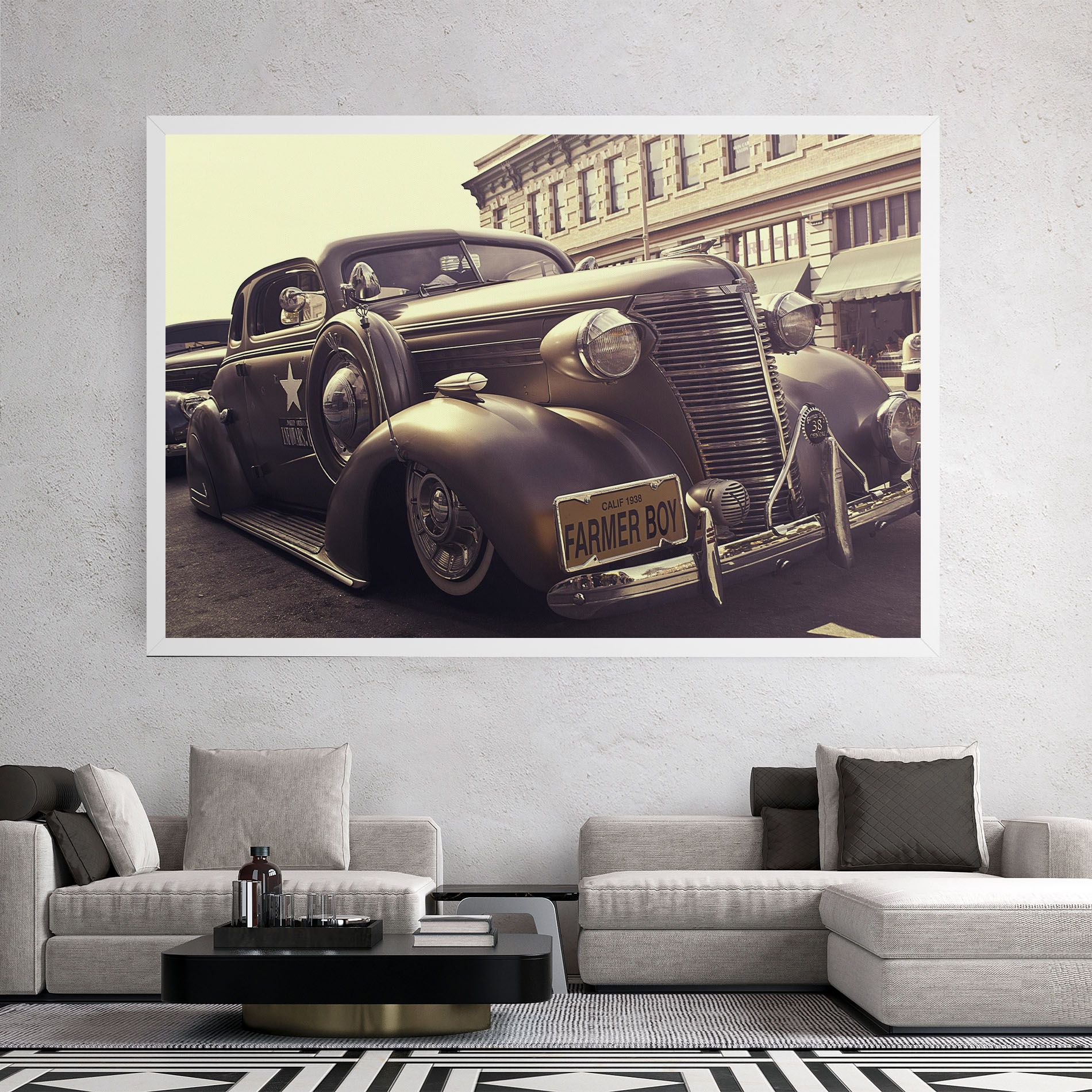 Old Classic Car mockup 2