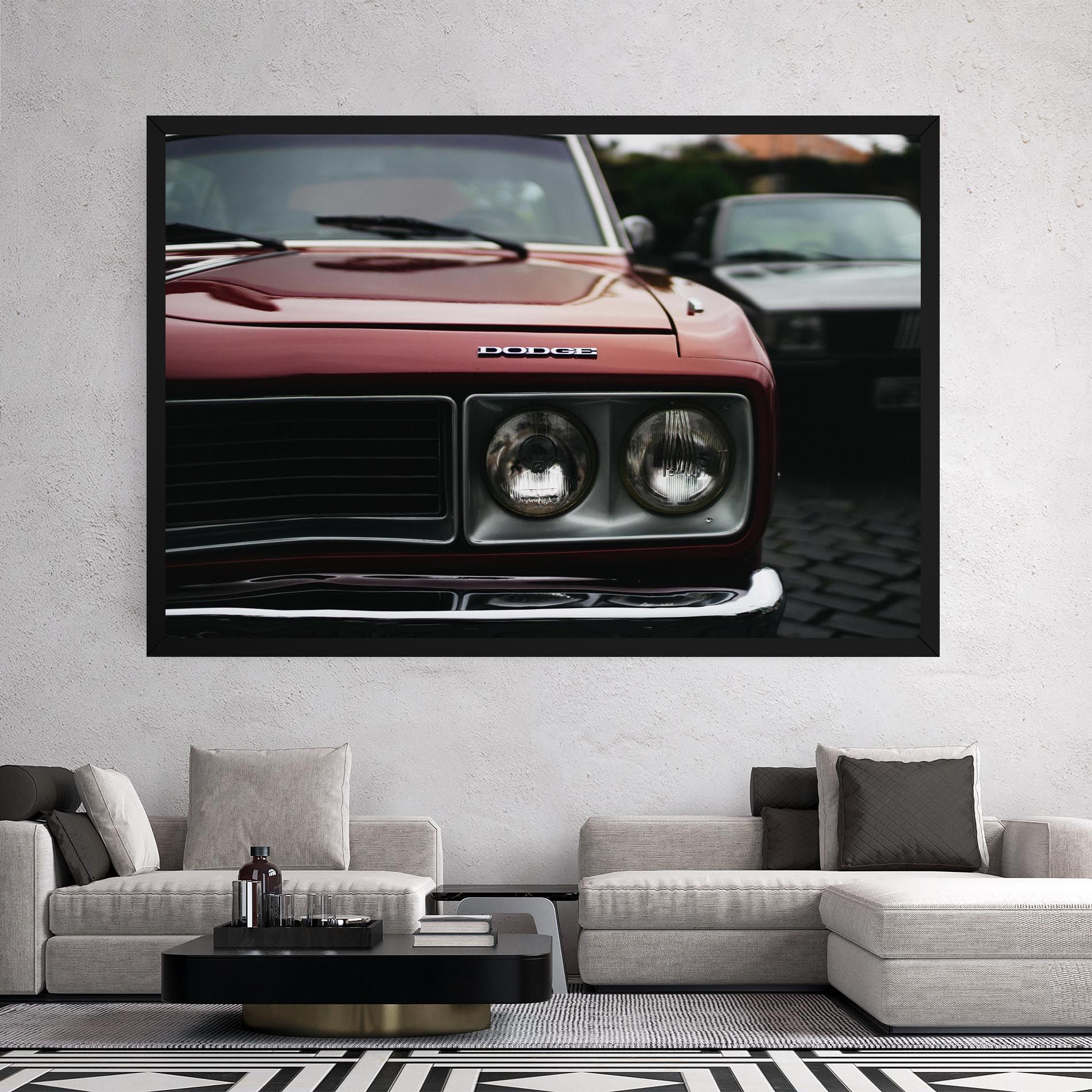 Dark Vintage Red mockup 2