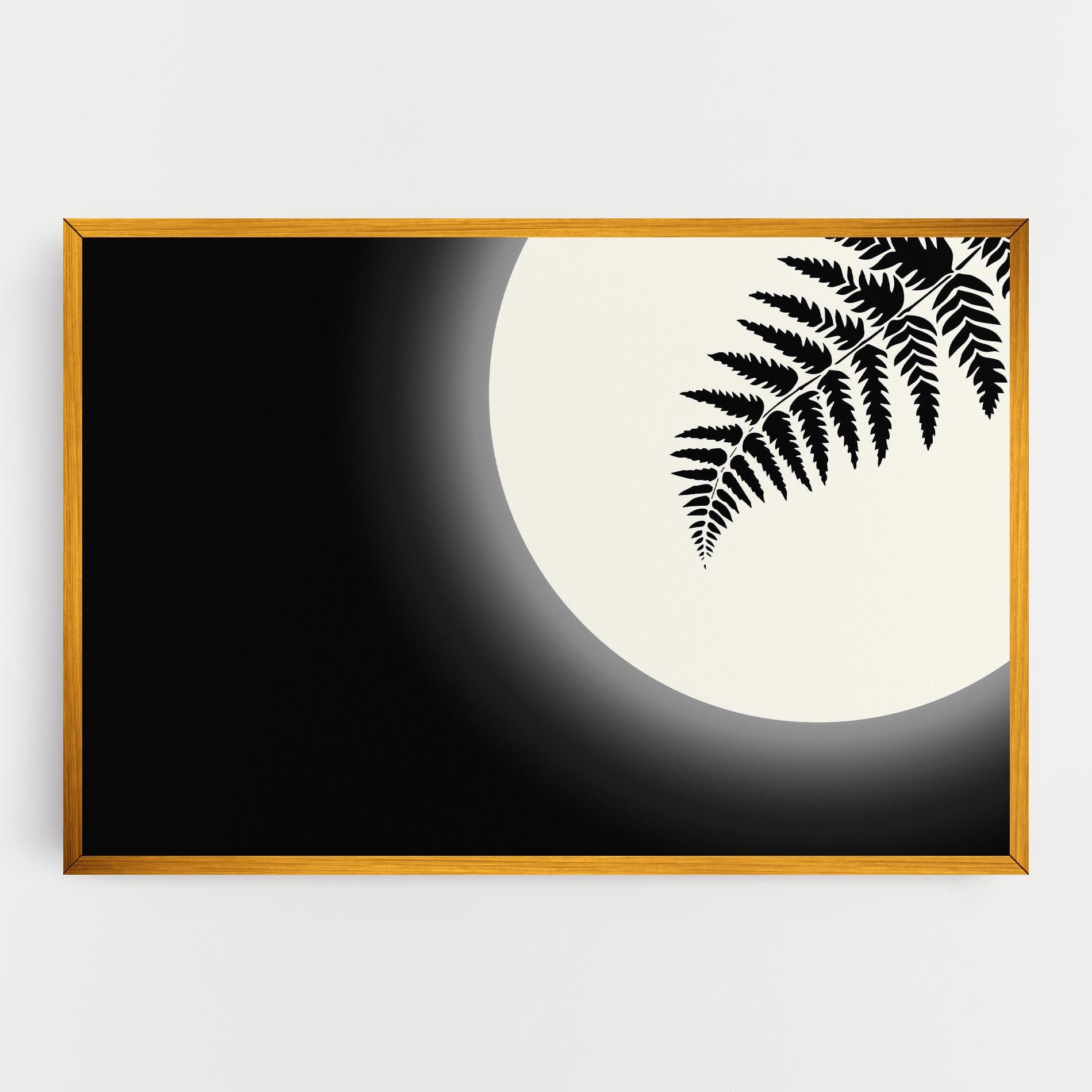 Vászonkép Full Moon Leaf mockup 0
