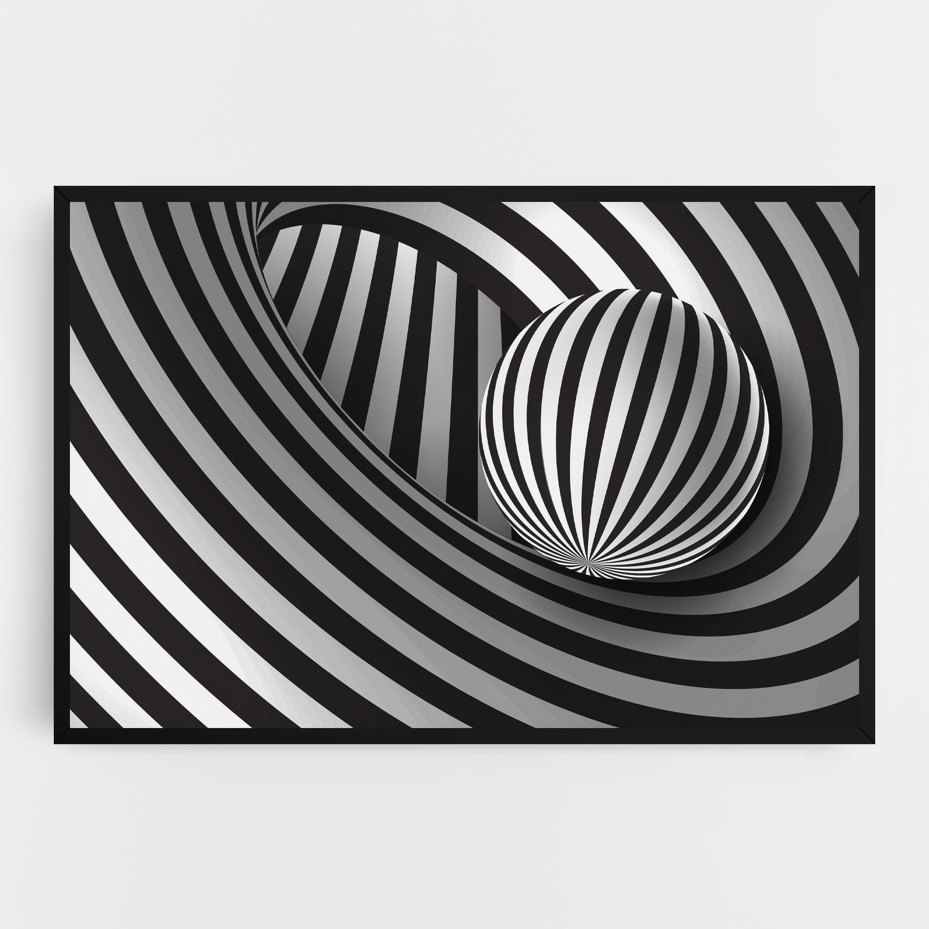 3d Zebra Ball mockup 0