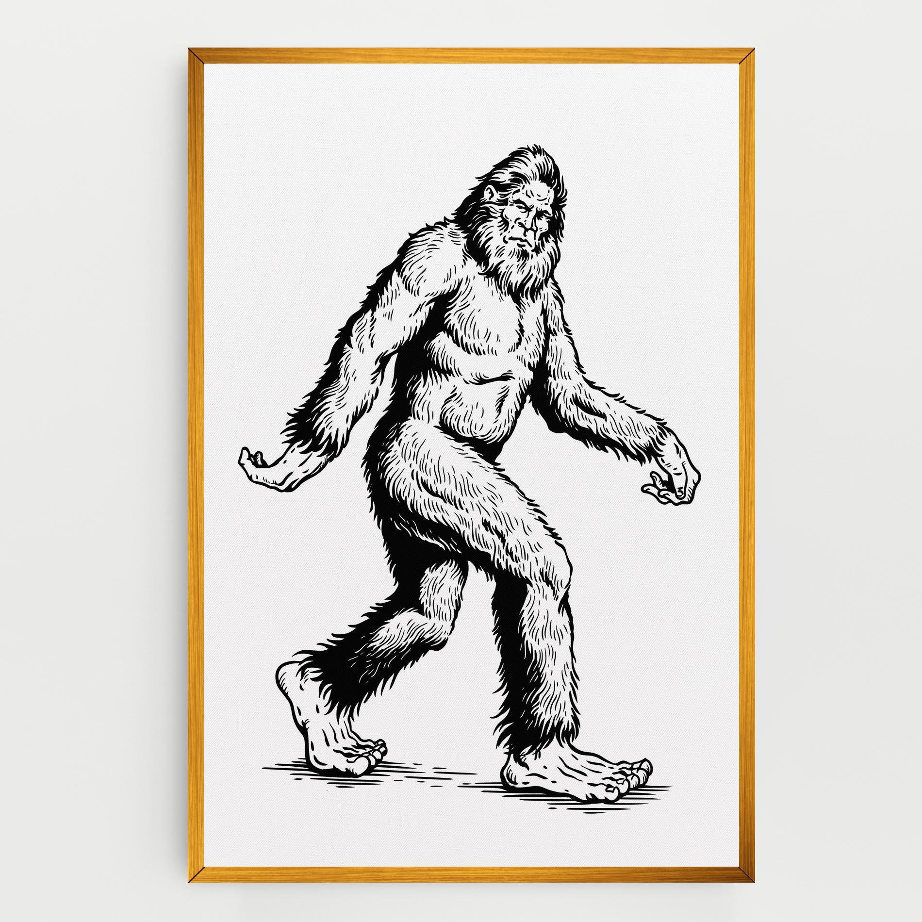 Vászonkép Yeti mockup 0