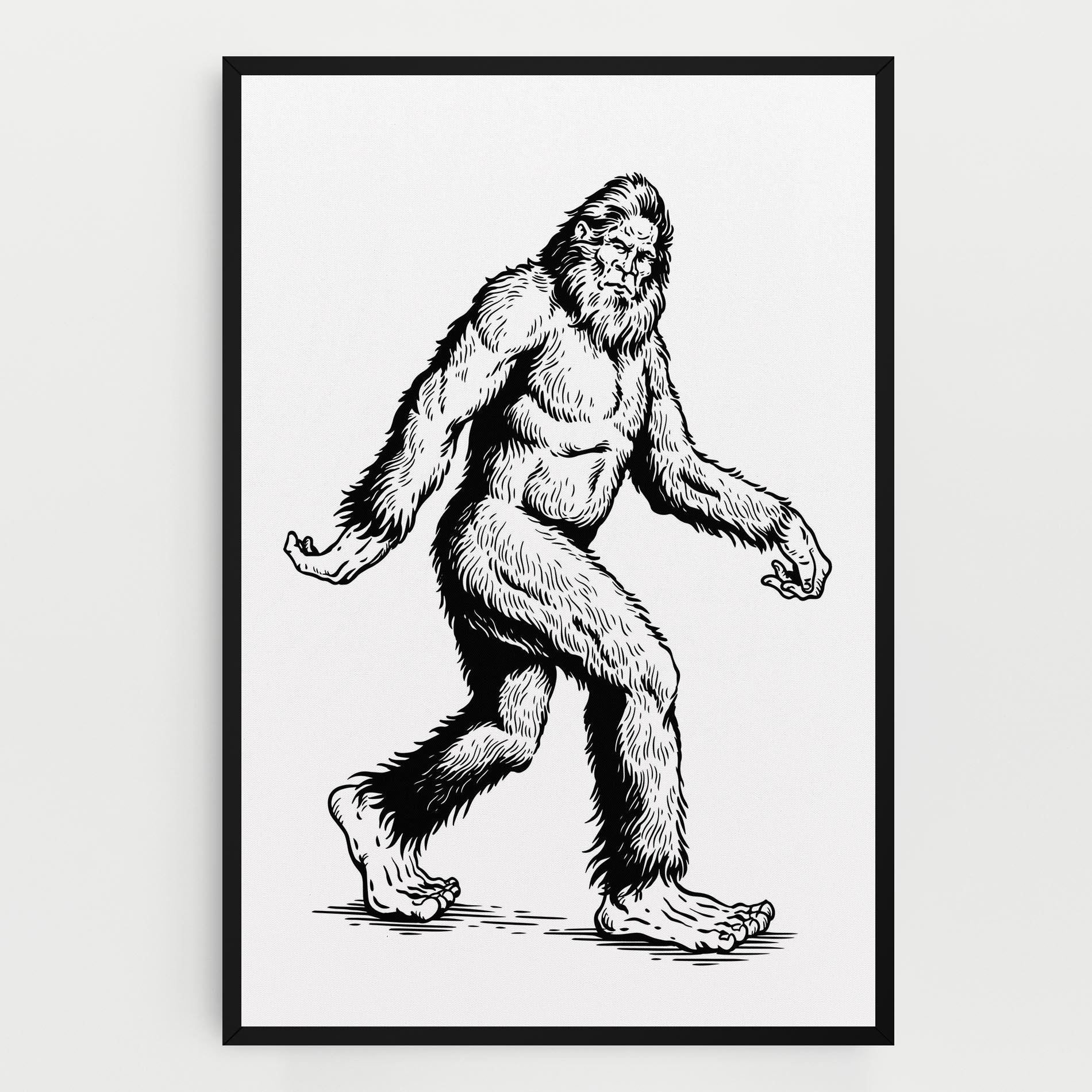 Vászonkép Yeti mockup 0