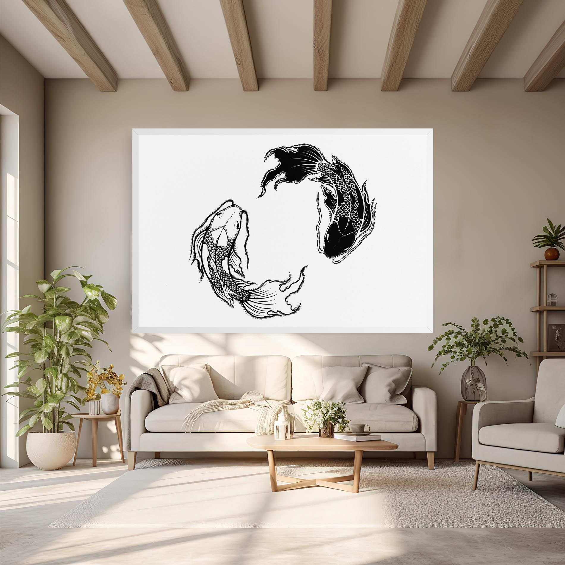 Yin Yang Koi mockup 6