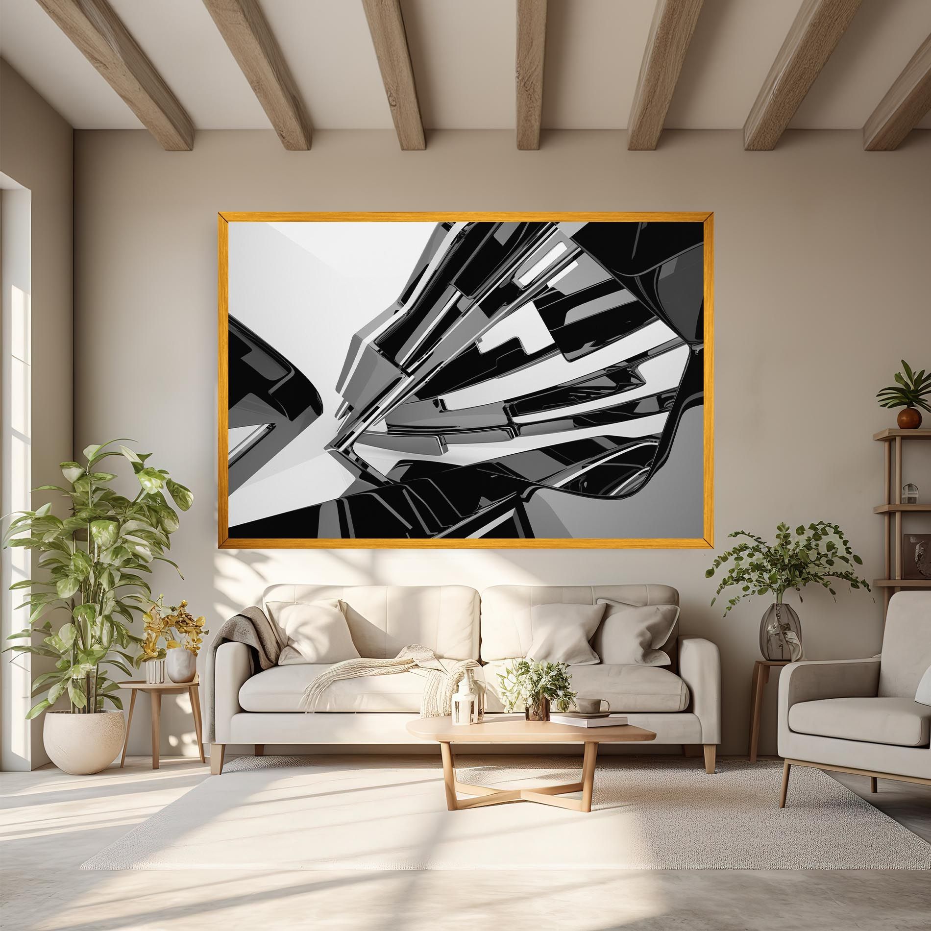 Black Sculpture mockup 6