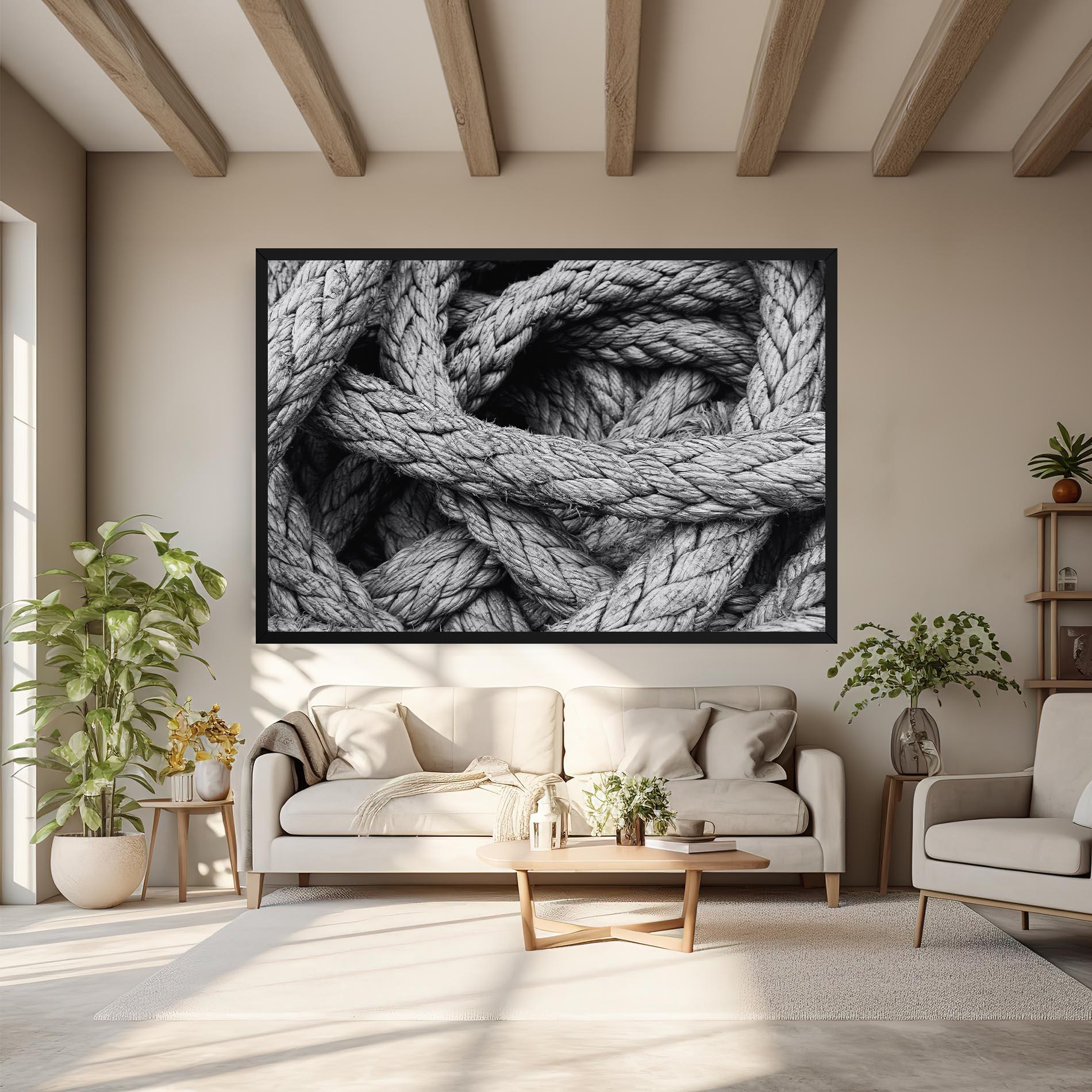 Vászonkép Gray String mockup 6