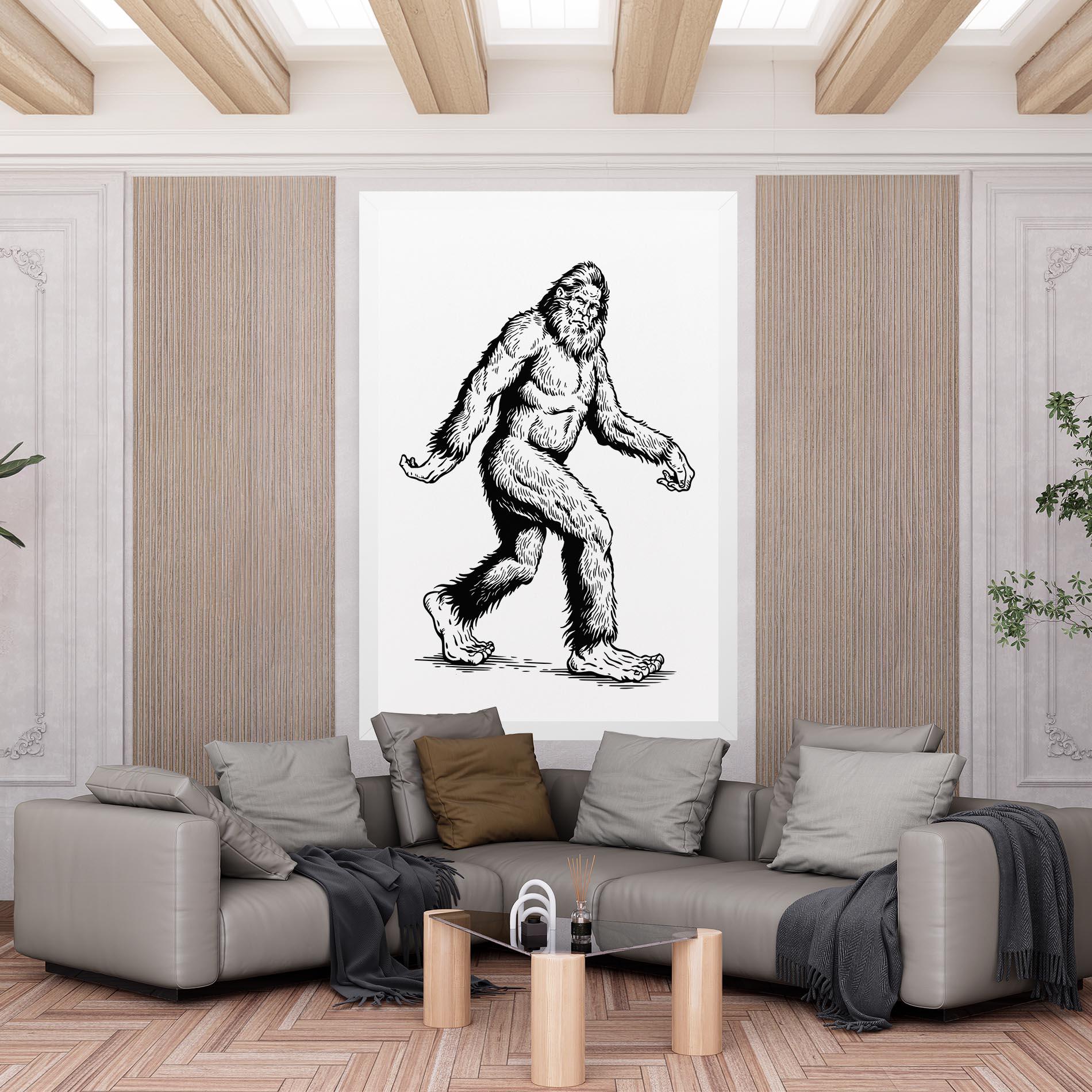 Vászonkép Yeti mockup 6