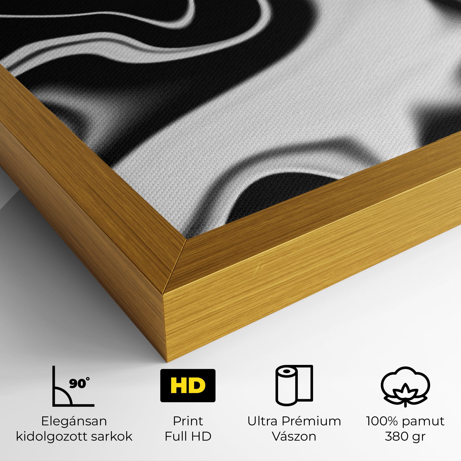 Black Metalic Art mockup 4