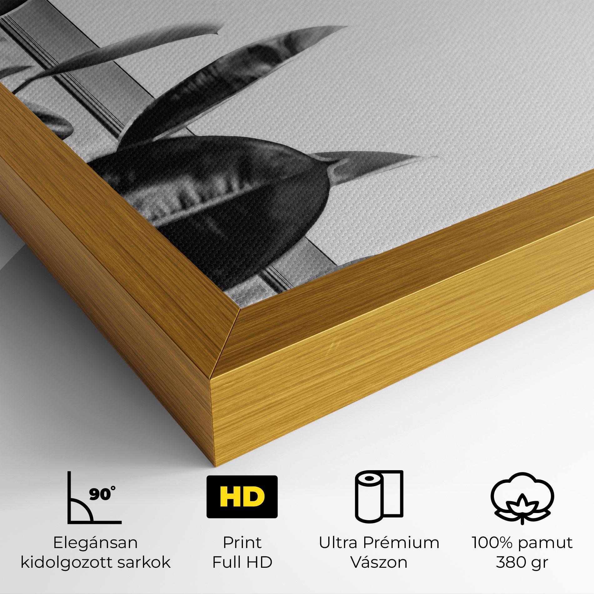 Vászonkép Grey Plant mockup 4