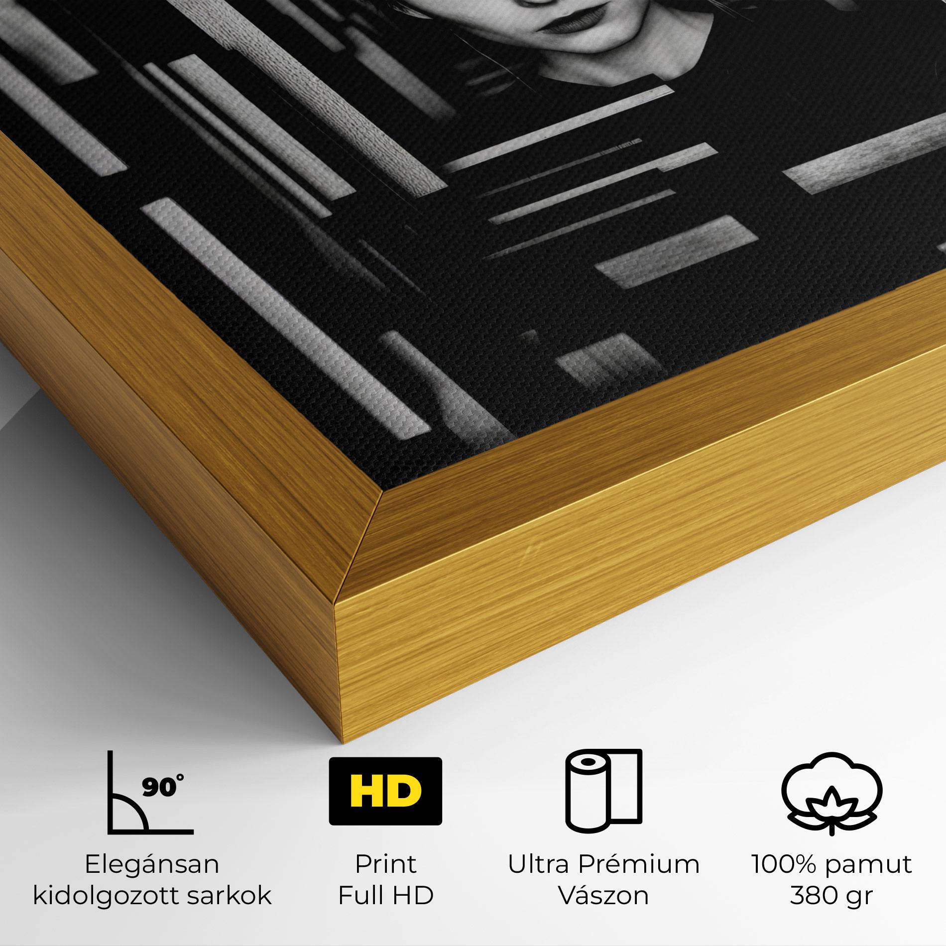 Vászonkép Tunnel Woman mockup 4