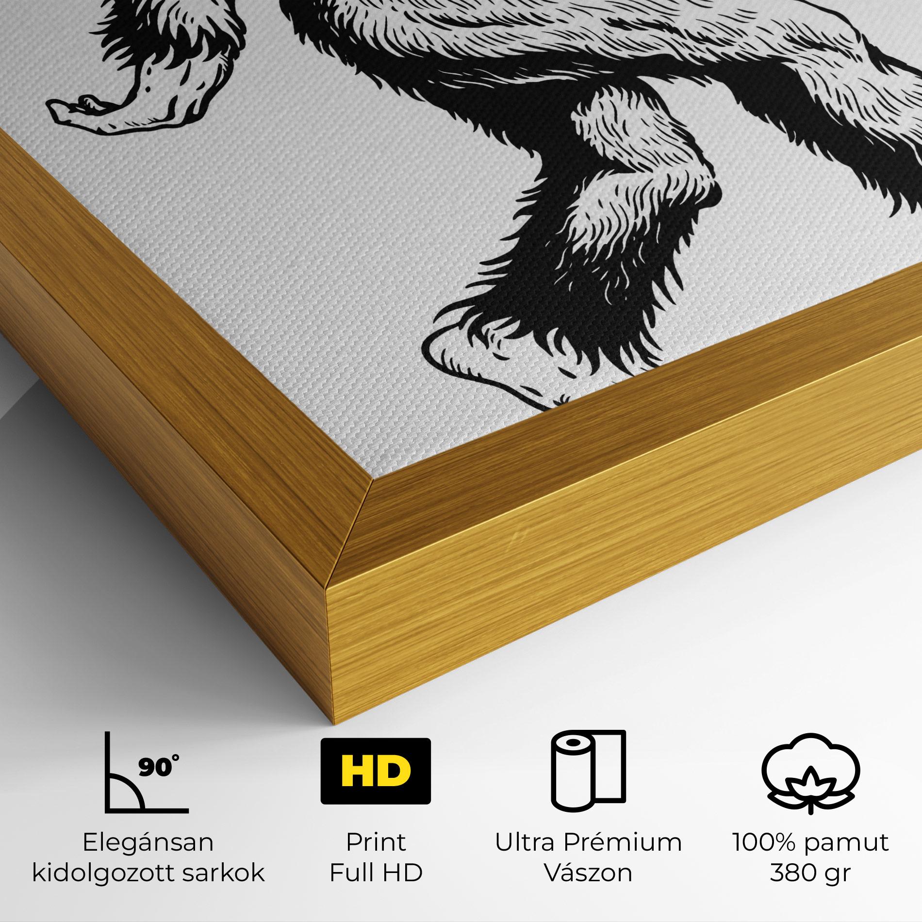 Vászonkép Yeti mockup 4