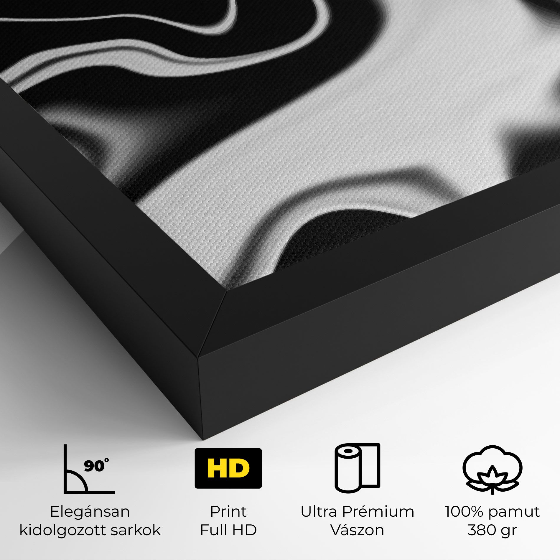 Black Metalic Art mockup 4